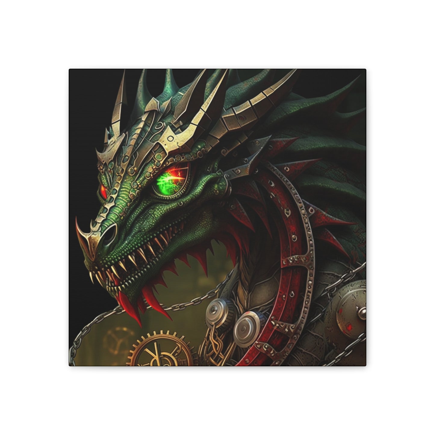 Mechanical Wyrm Canvas