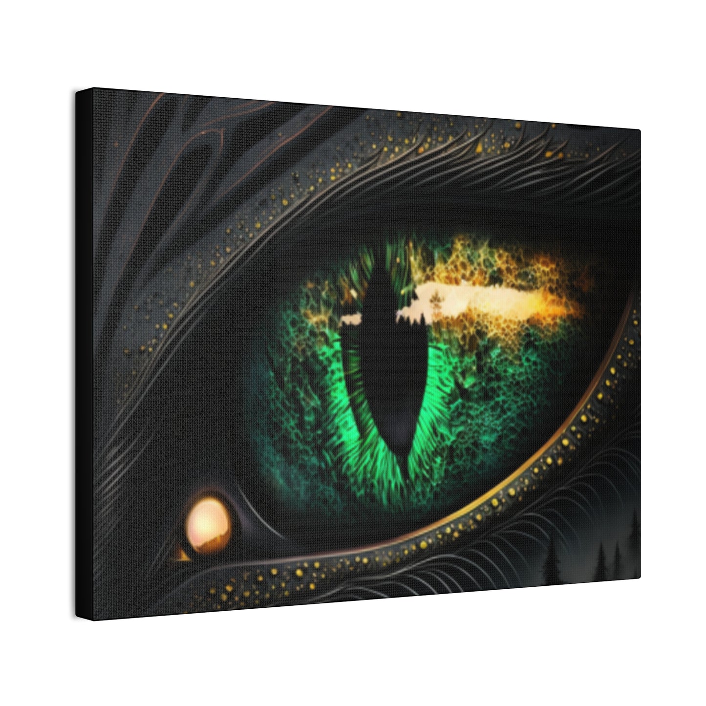 Steampunk Dragon Eye Canvas