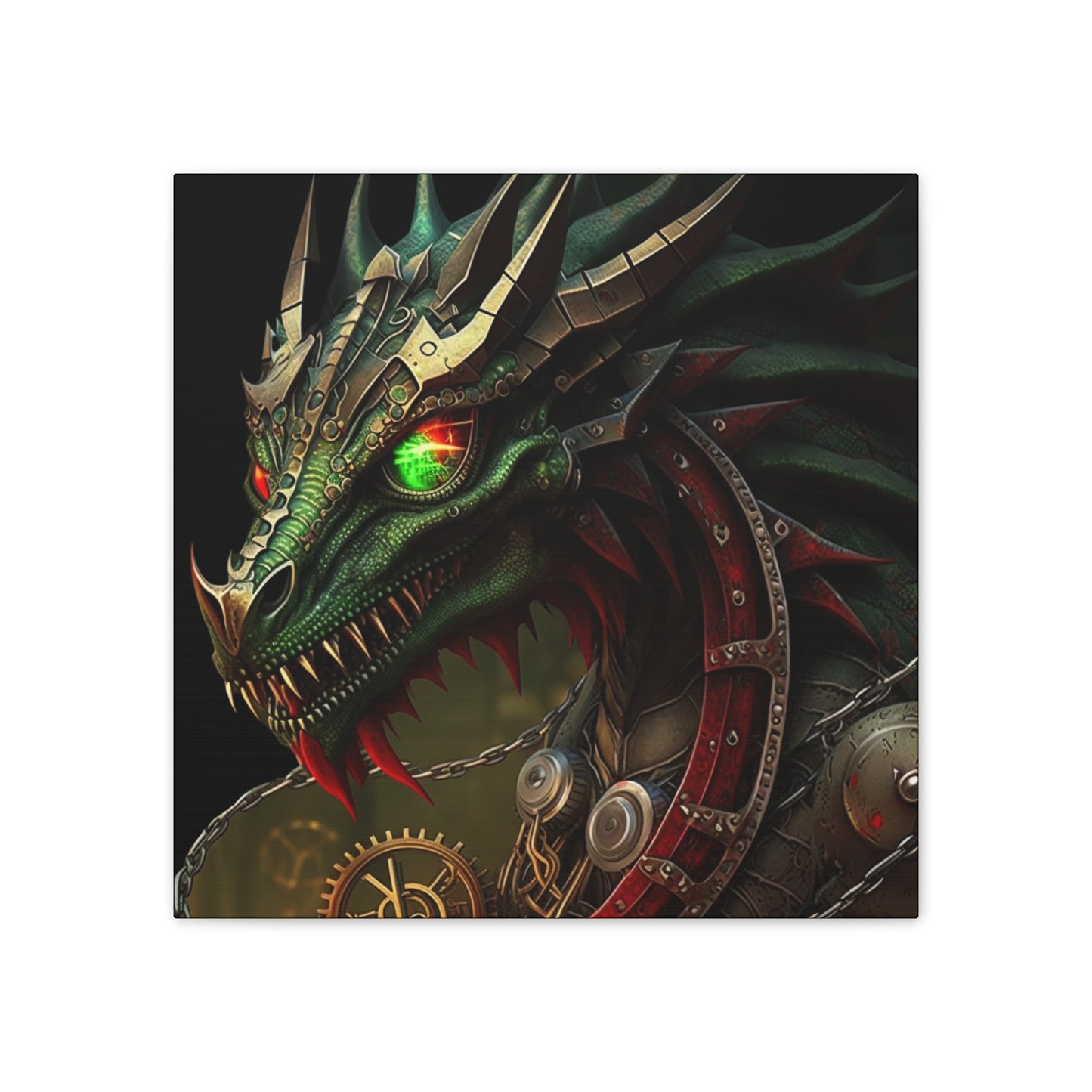 Mechanical Wyrm Canvas