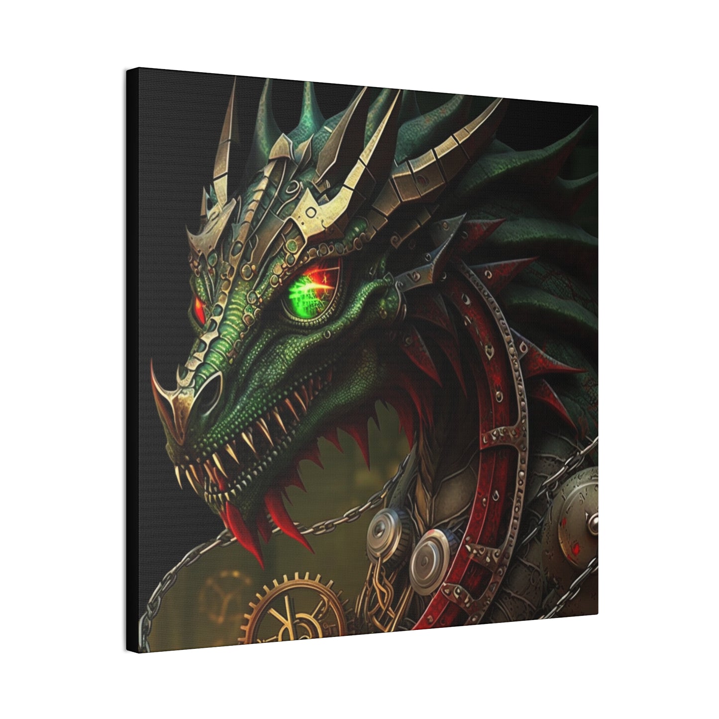 Mechanical Wyrm Canvas