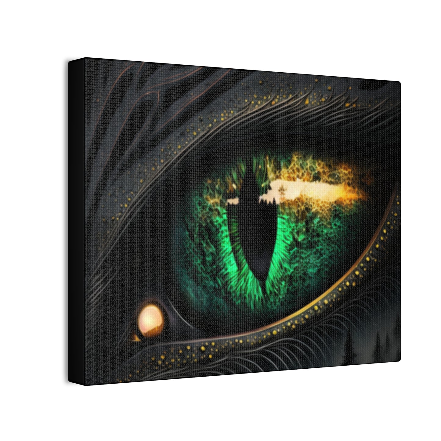 Steampunk Dragon Eye Canvas