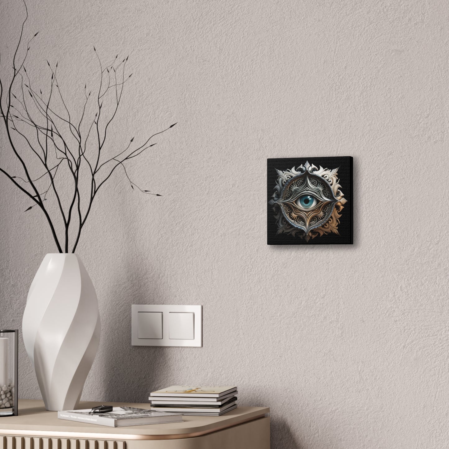 Mystic Guardian Steampunk Canvas Print