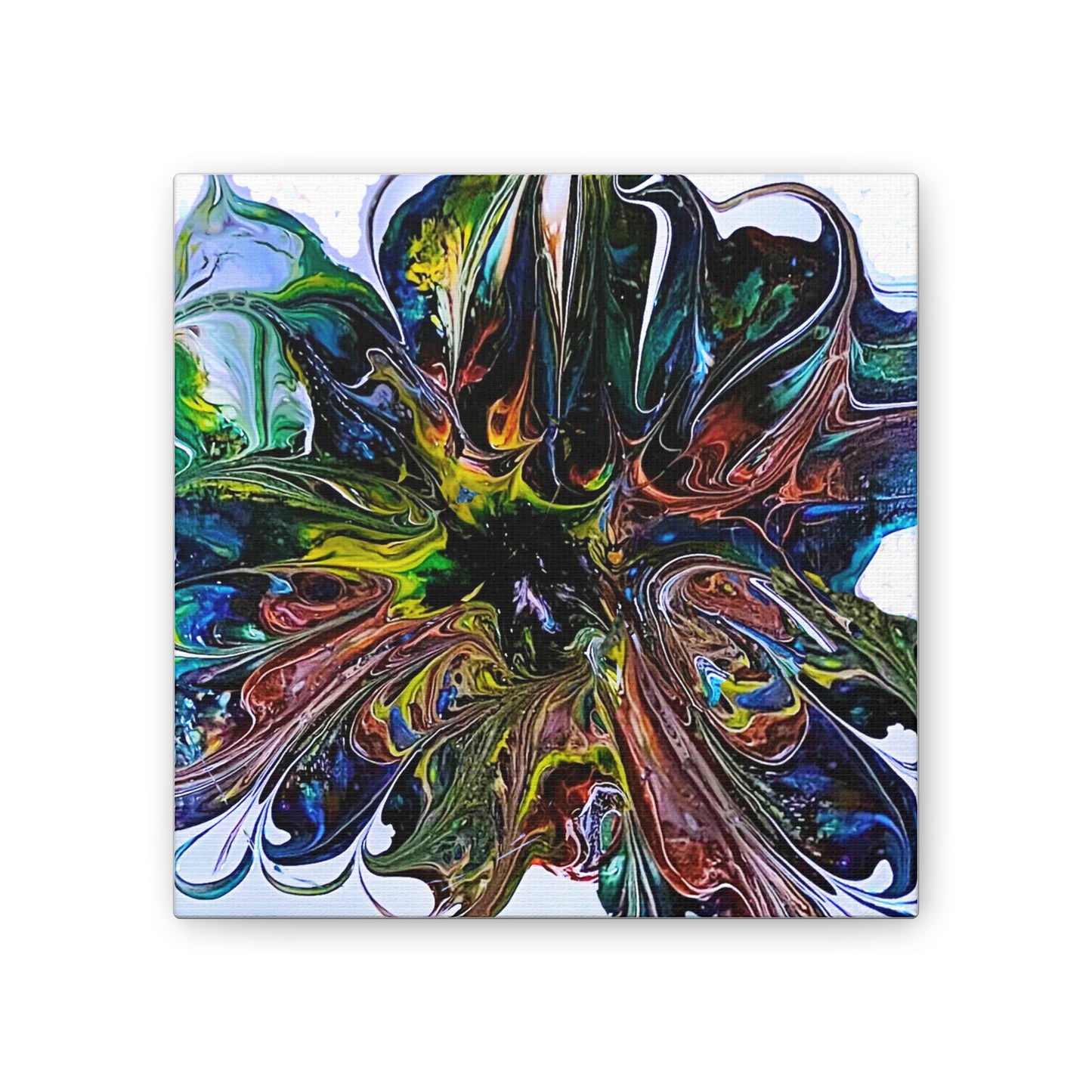 Color Burst Blossom Canvas