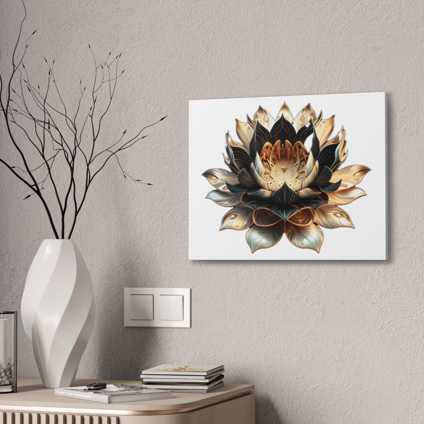 Lotus Awakening Canvas Print