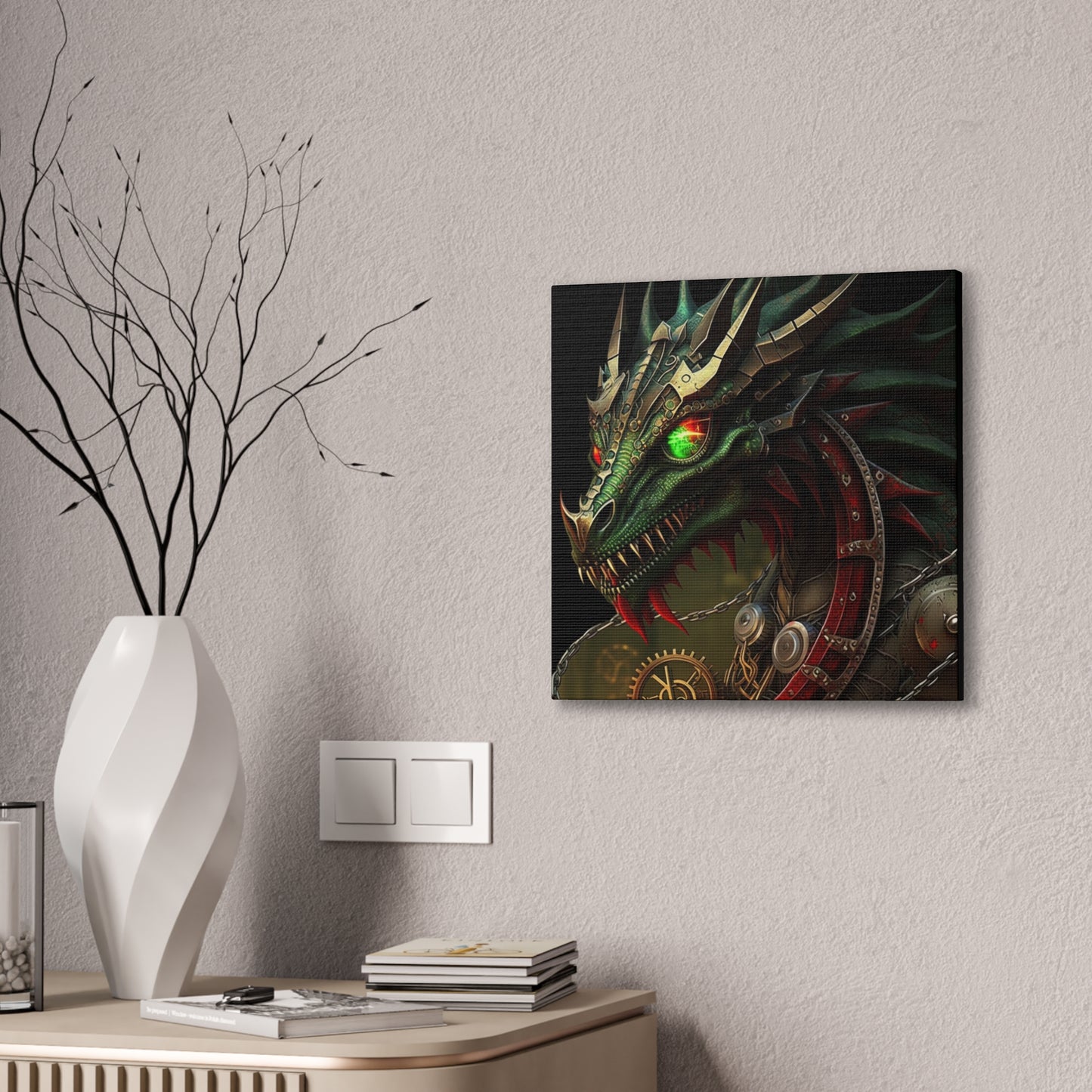 Mechanical Wyrm Canvas