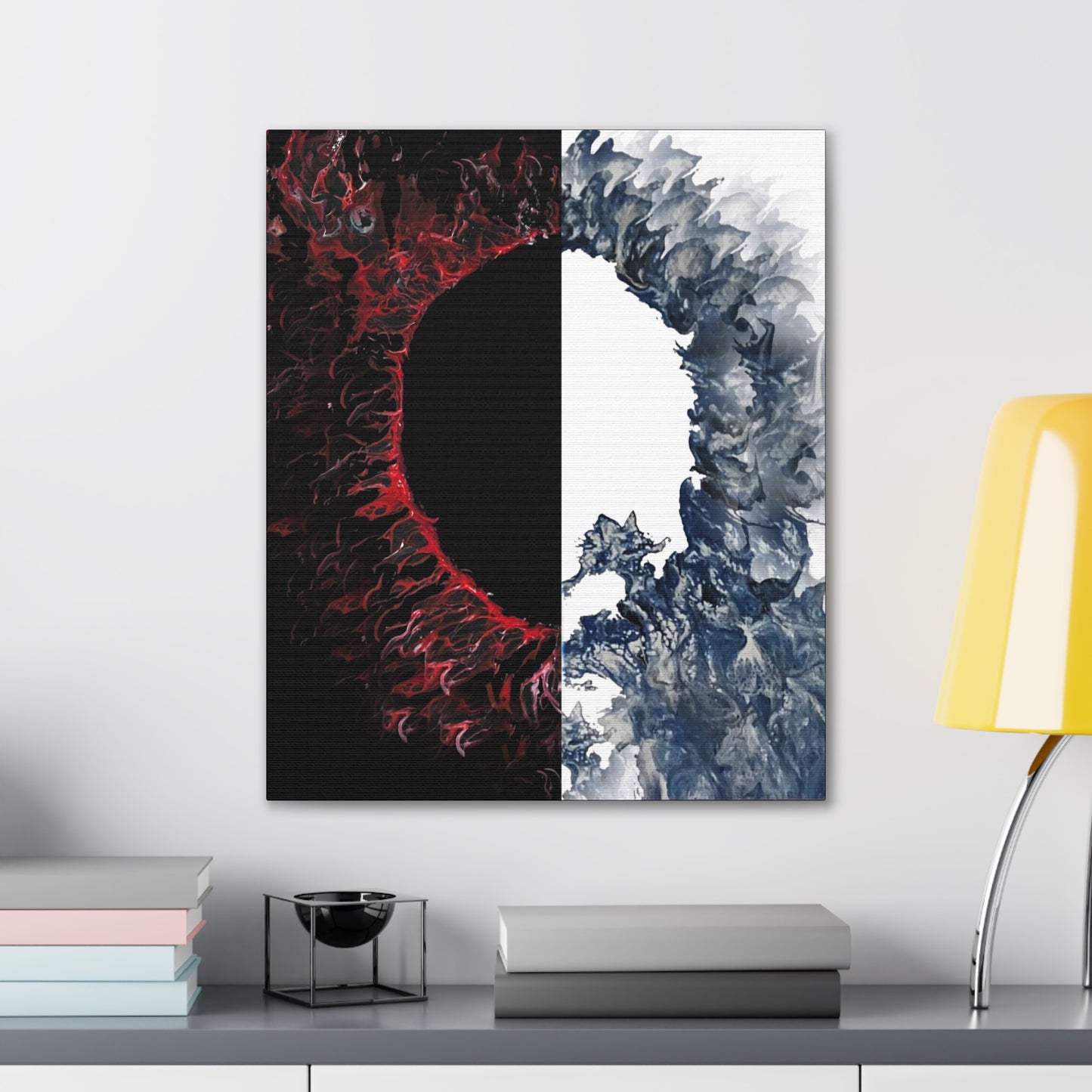 Ying and Yang Eclipse Canvas