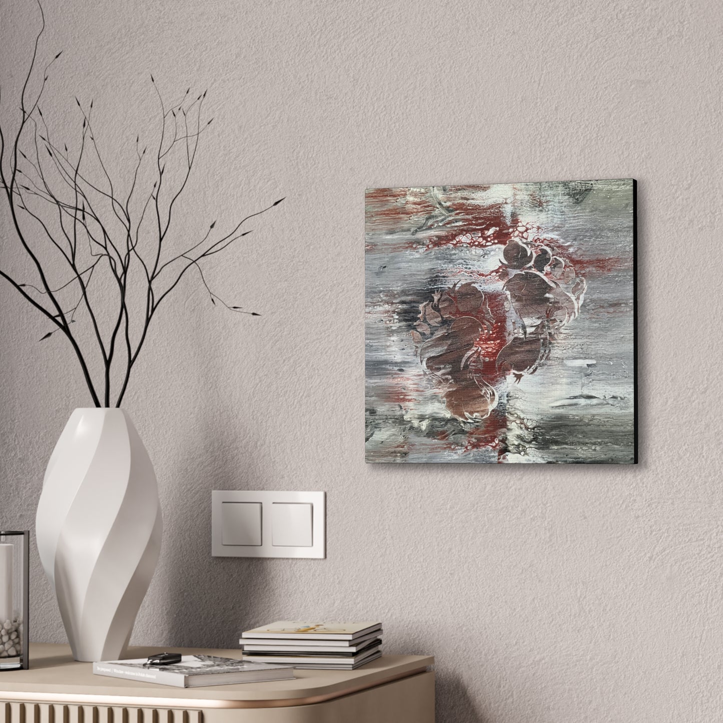 Little Big Foot Canvas Stretched