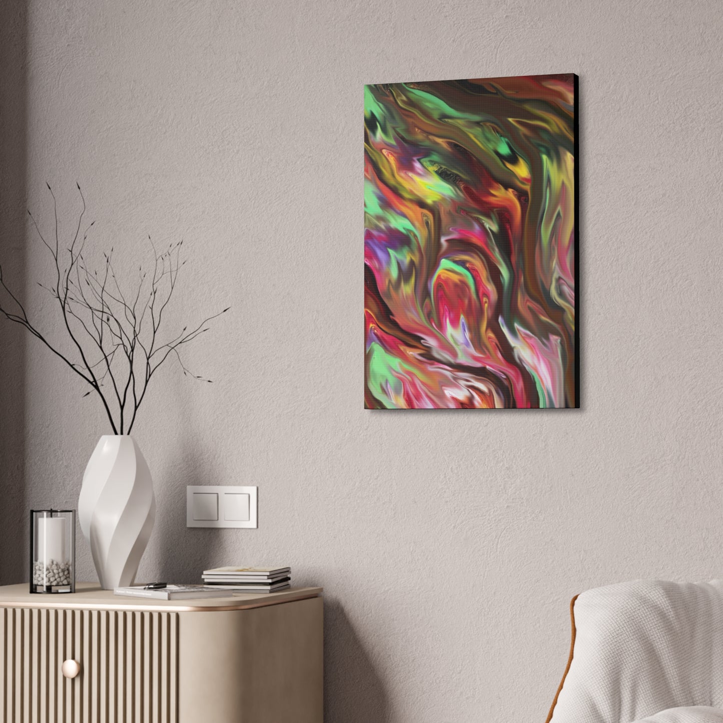 Jungle Rhythm Canvas Print Stretched, 1.5''