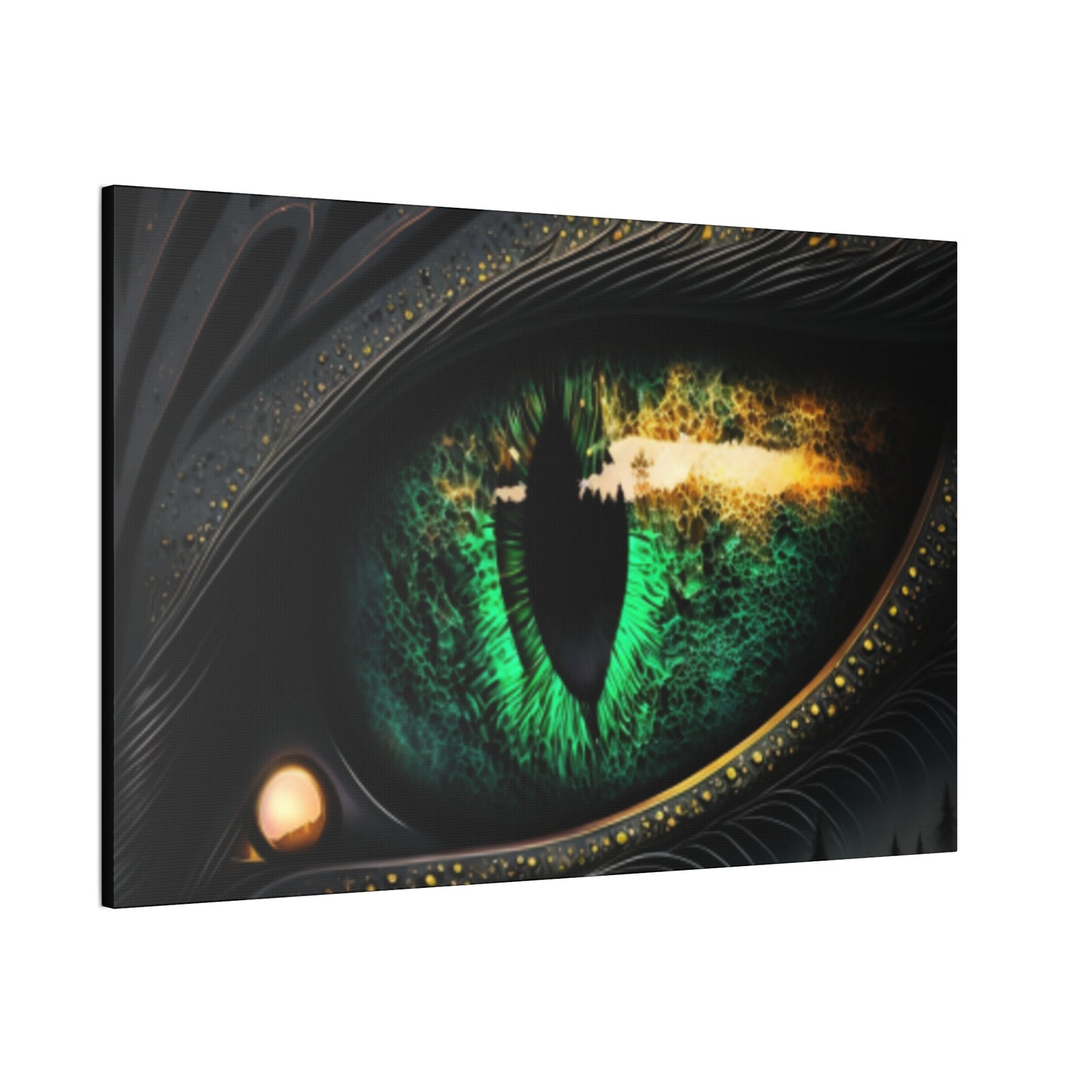 Steampunk Dragon Eye Canvas