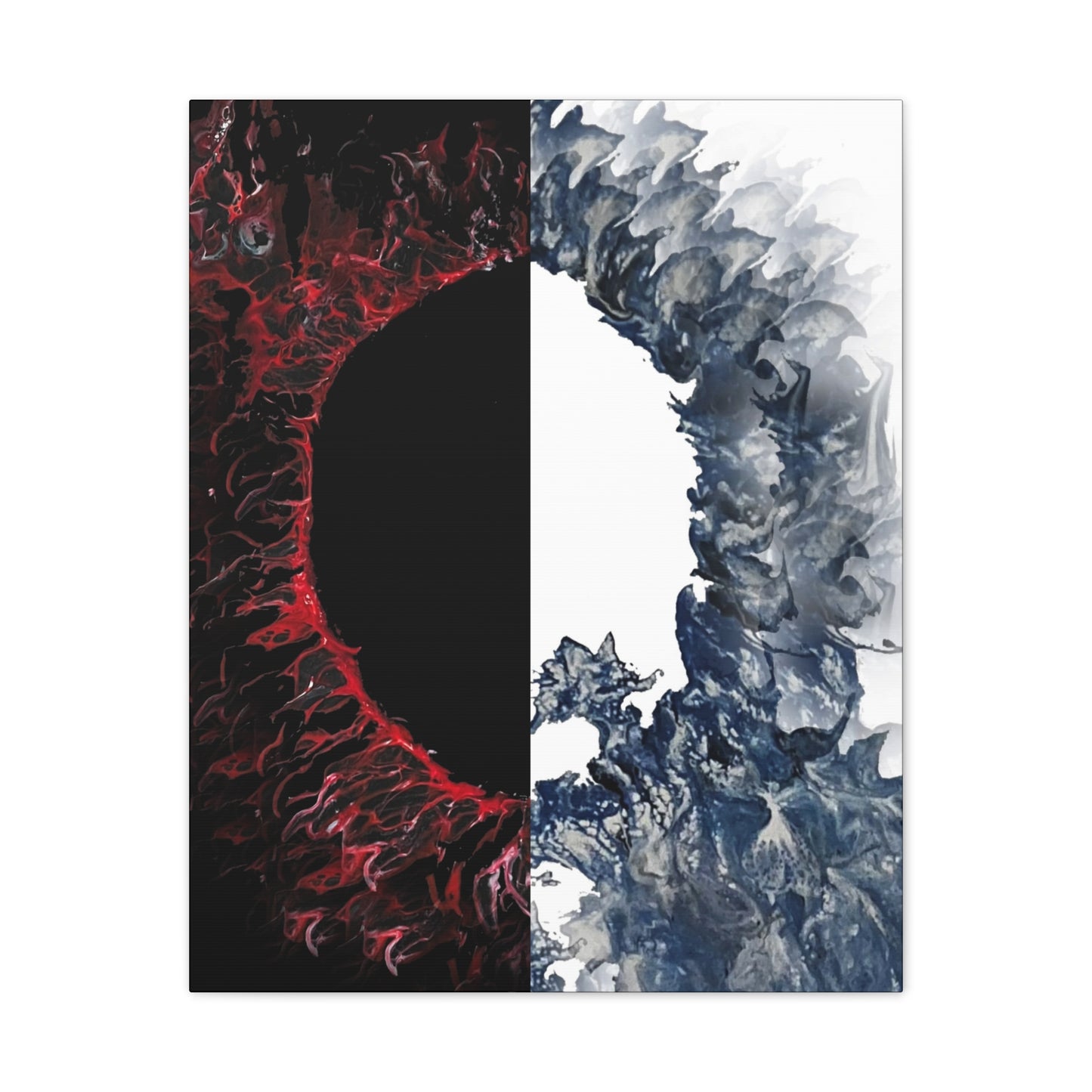 Ying and Yang Eclipse Canvas