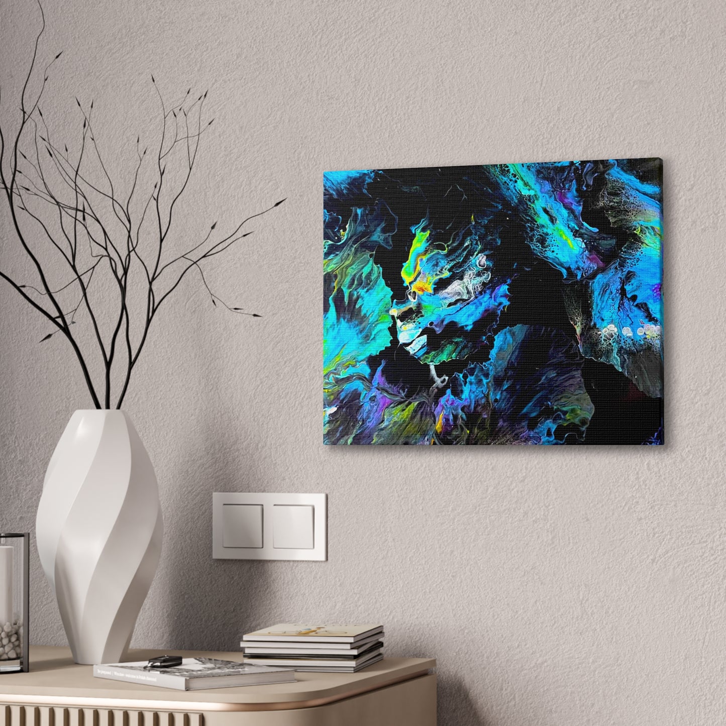 Sea of Serenity stretched canvas print