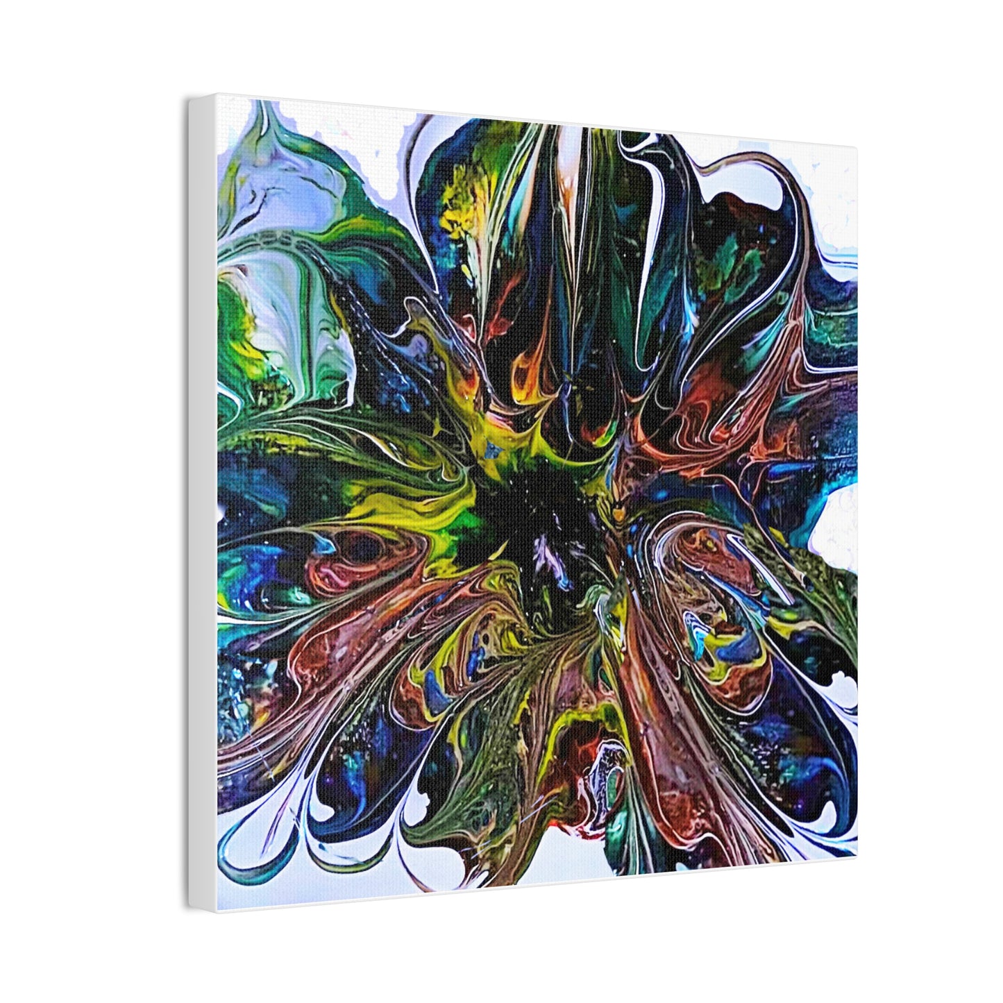 Color Burst Blossom Canvas