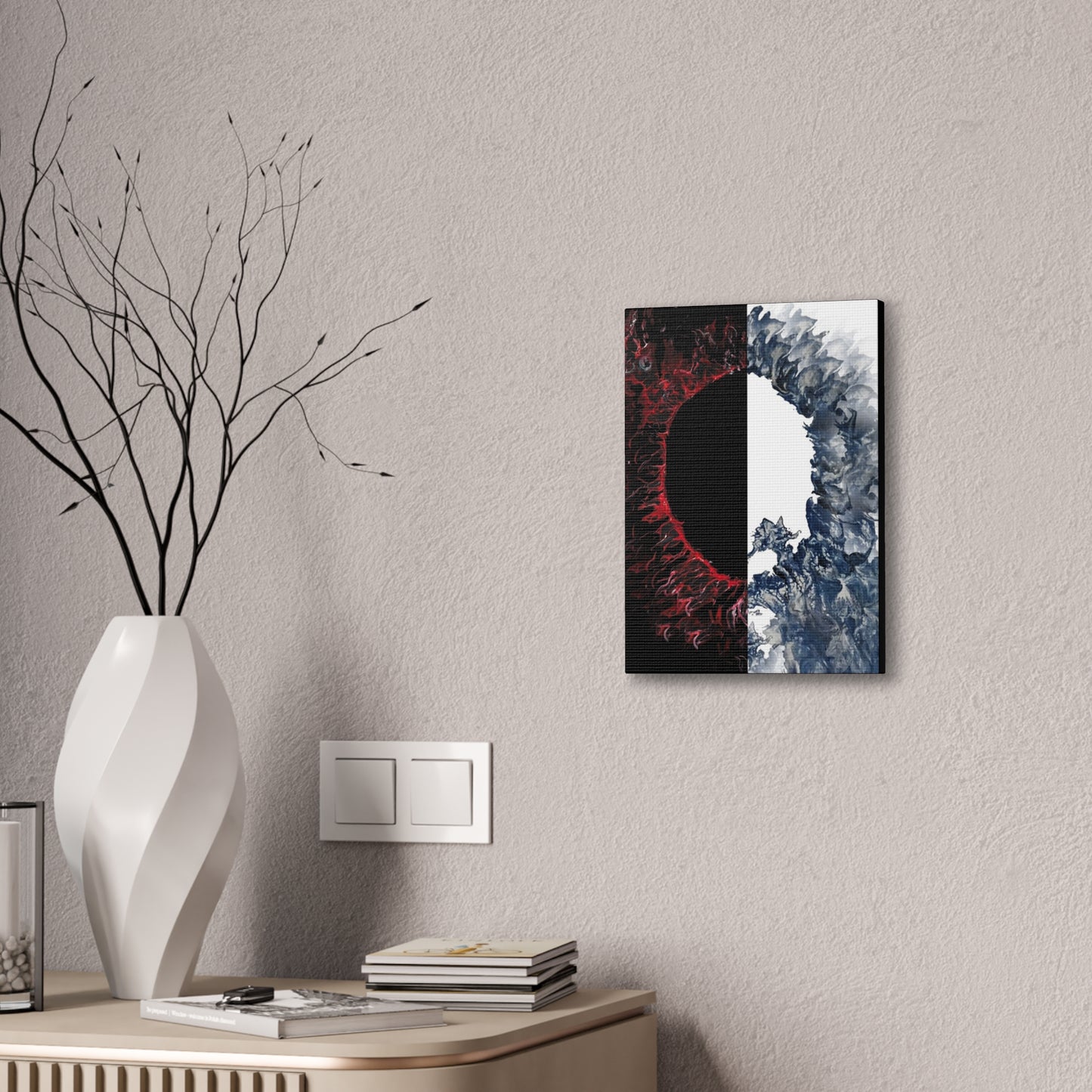 Ying and Yang Eclipse Canvas