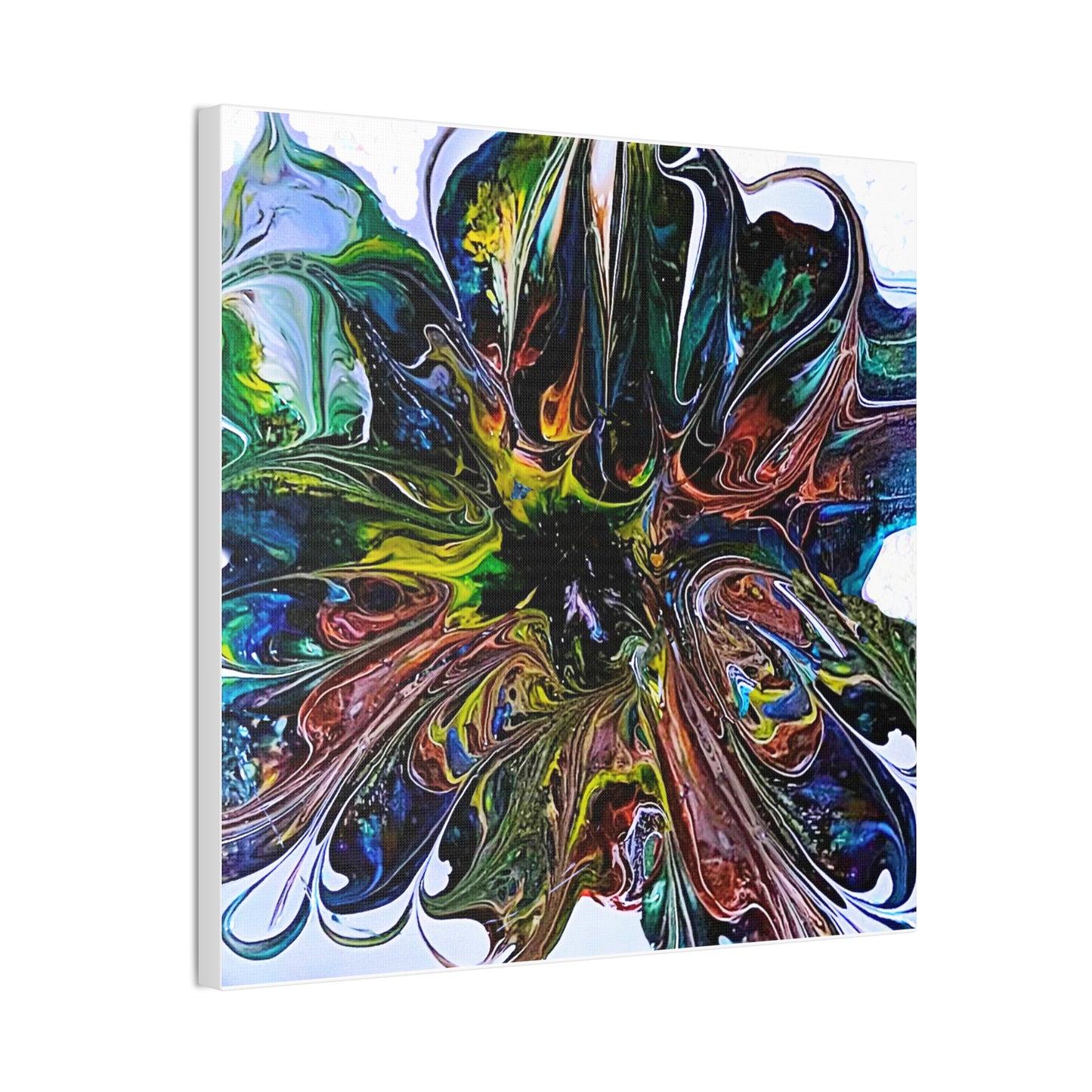 Color Burst Blossom Canvas