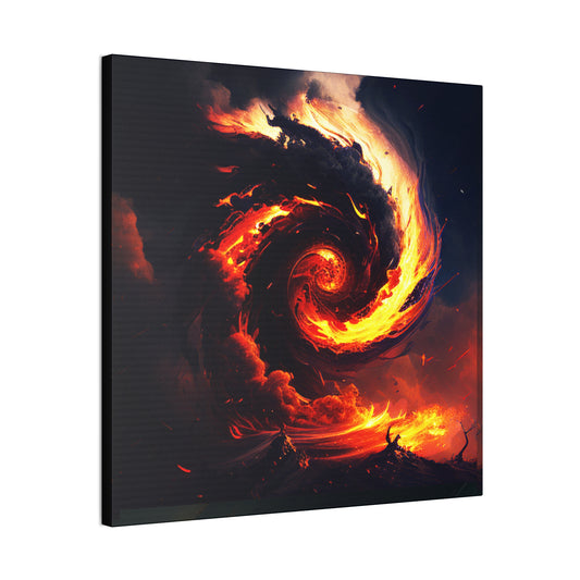 Tornado of Fire Canvas Print