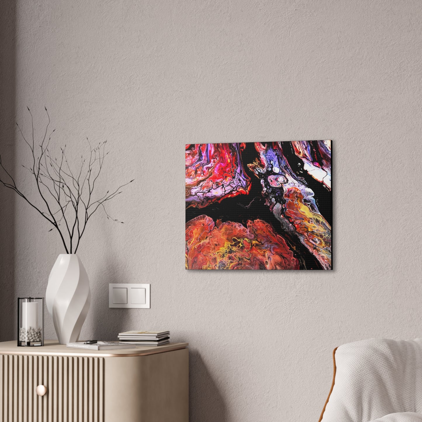 Vibrant X Ray Canvas