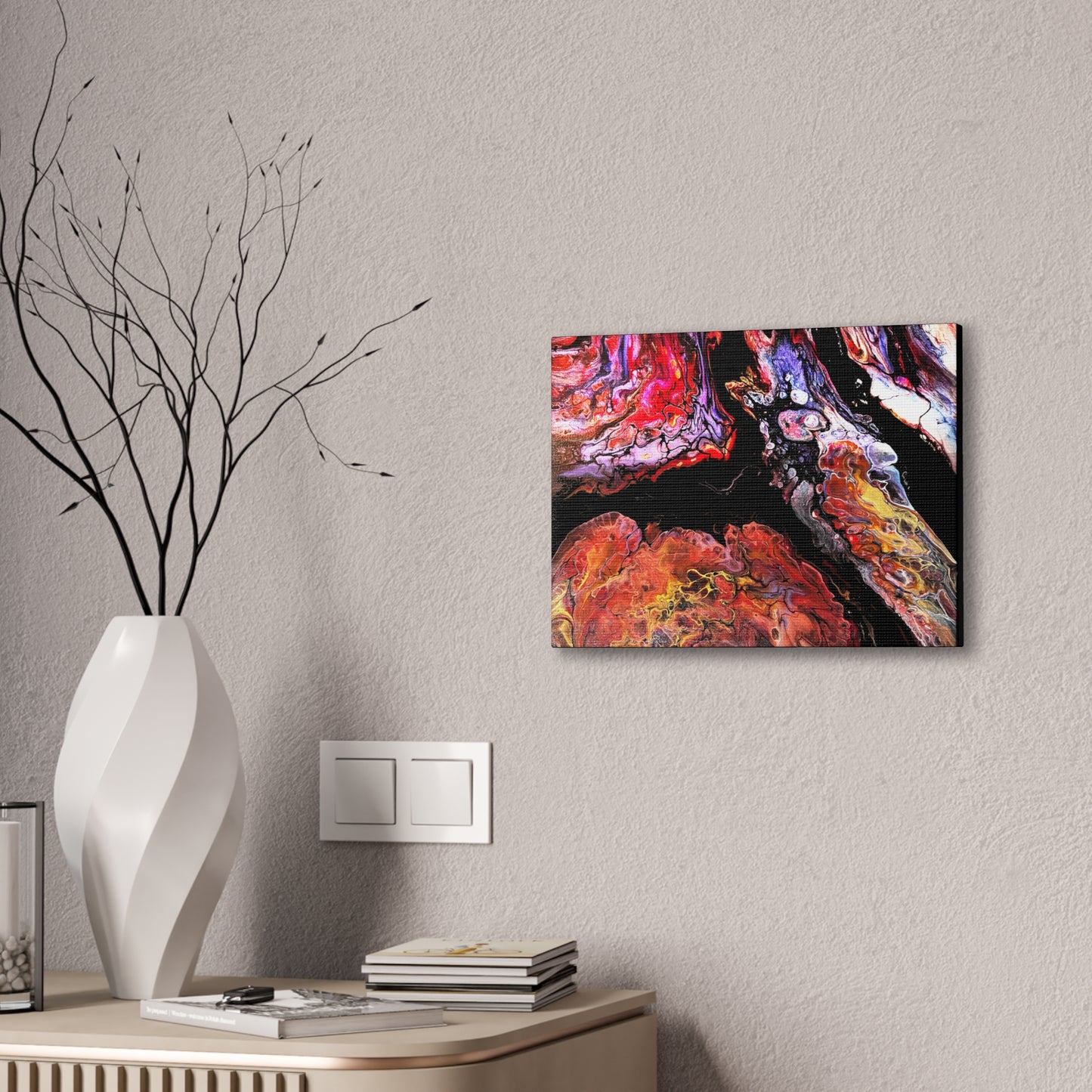Vibrant X Ray Canvas