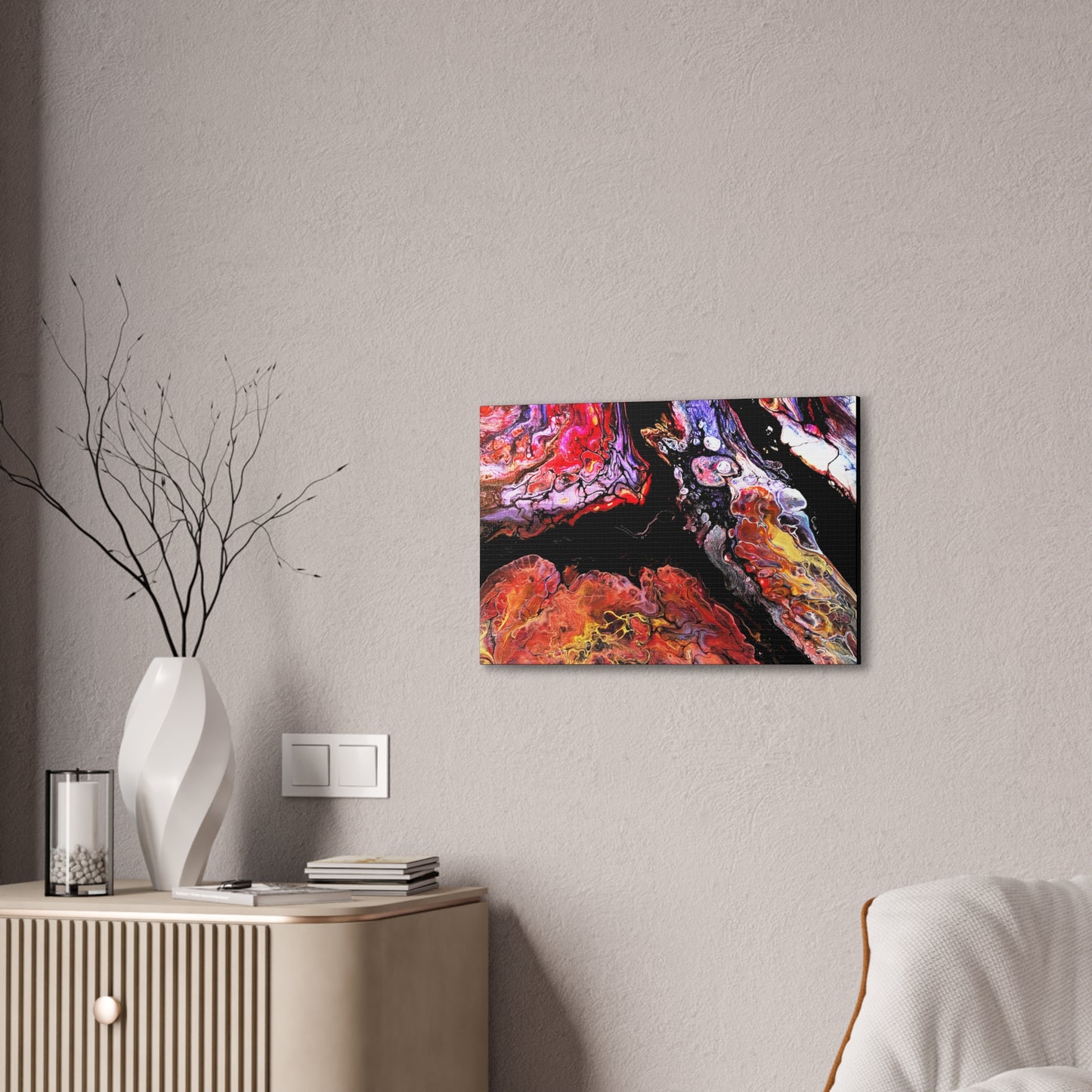 Vibrant X Ray Canvas