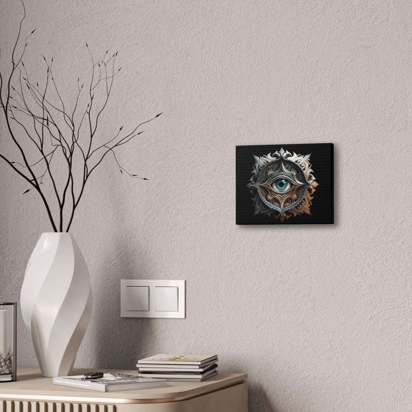 Mystic Guardian Steampunk Canvas Print