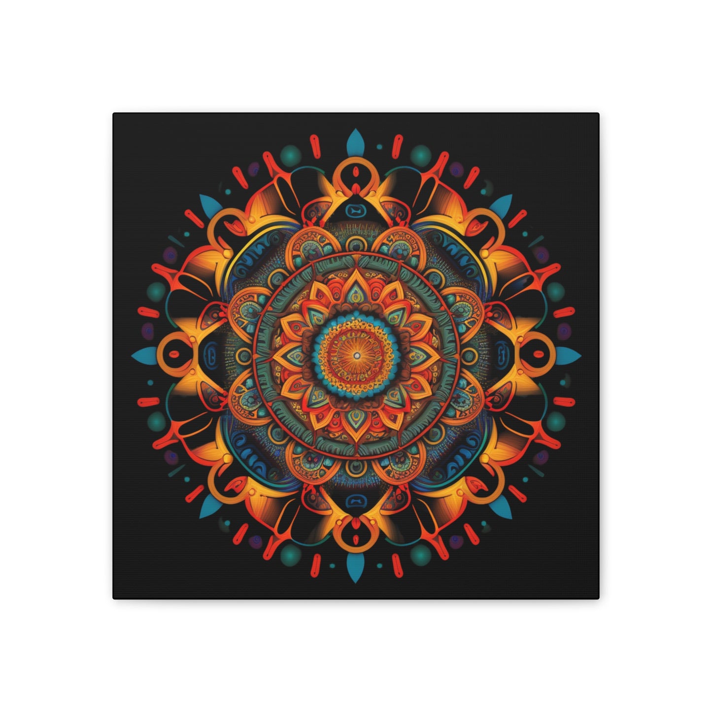 Zen and Zany Boho Canvas Print