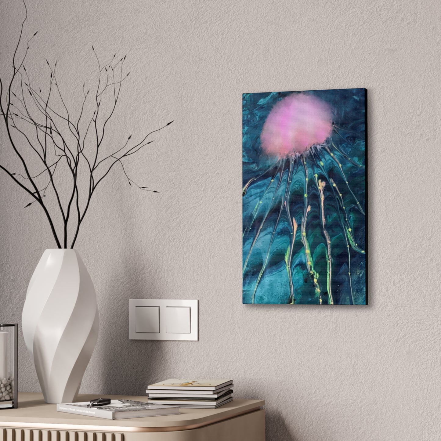 Nebula Bloom Canvas