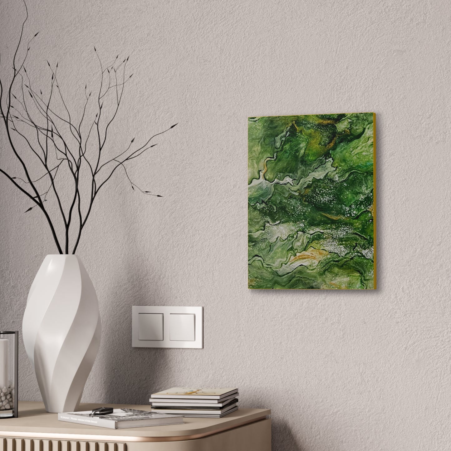 Emerald Oasis Canvas Print, 0.75"