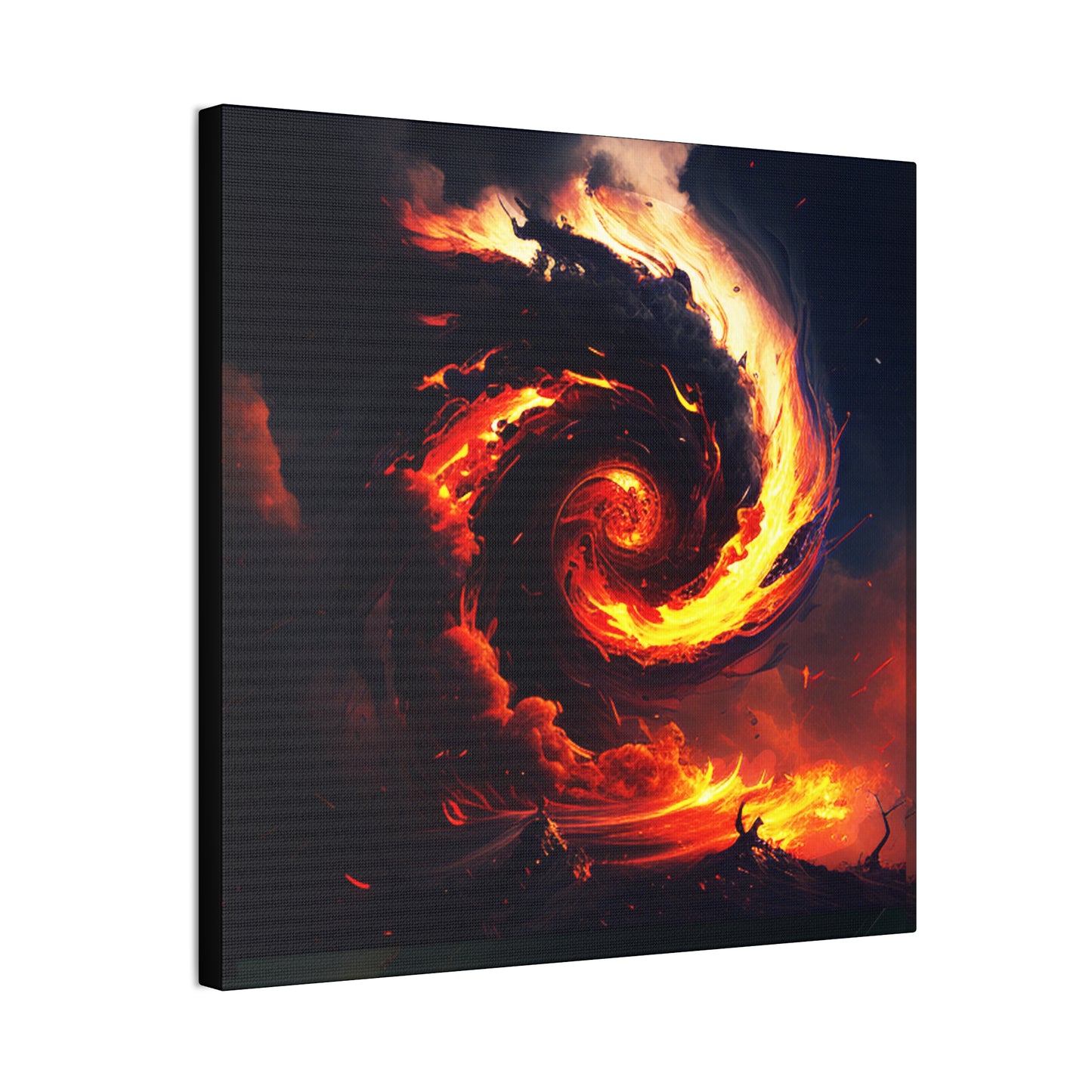 Tornado of Fire Canvas Print
