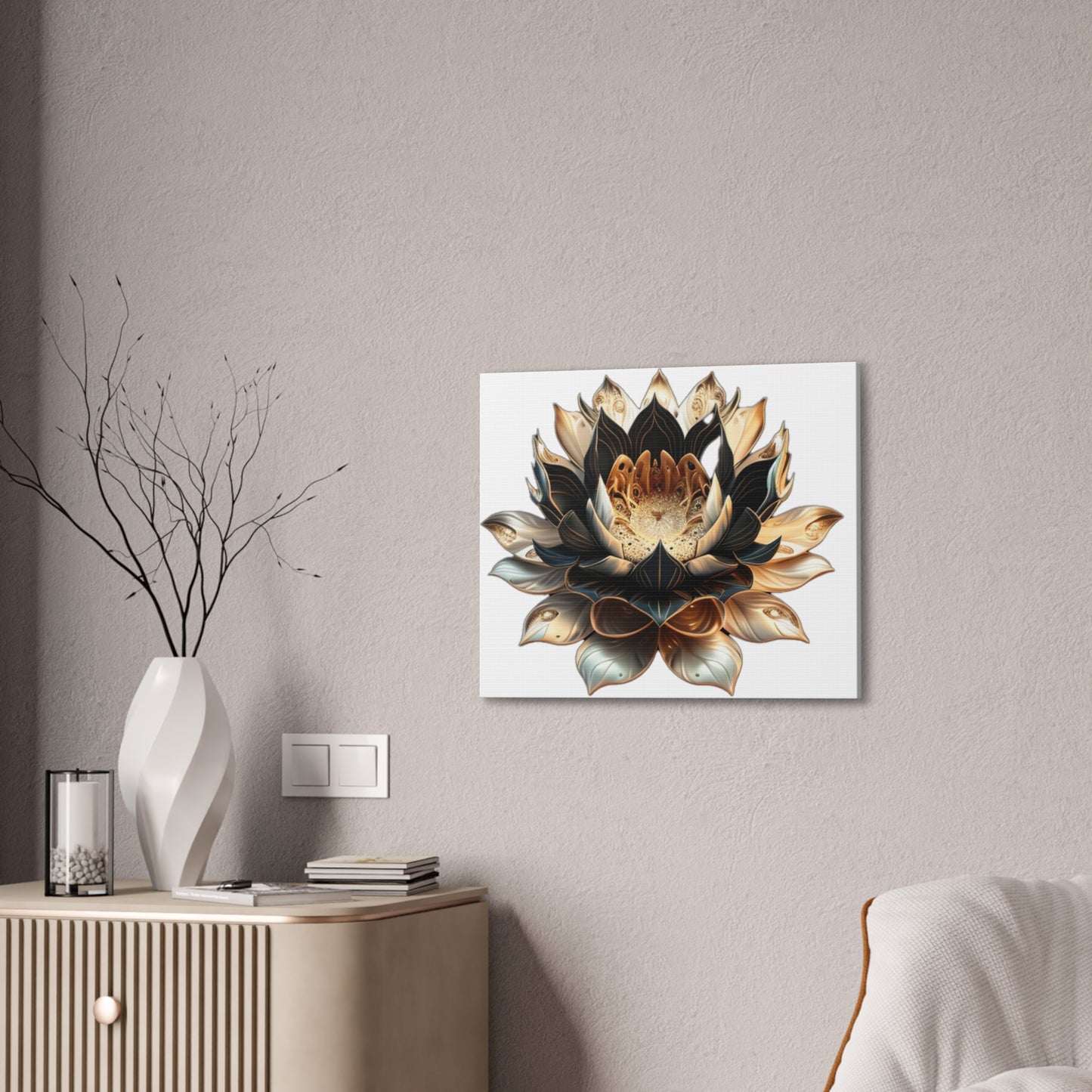 Lotus Awakening Canvas Print