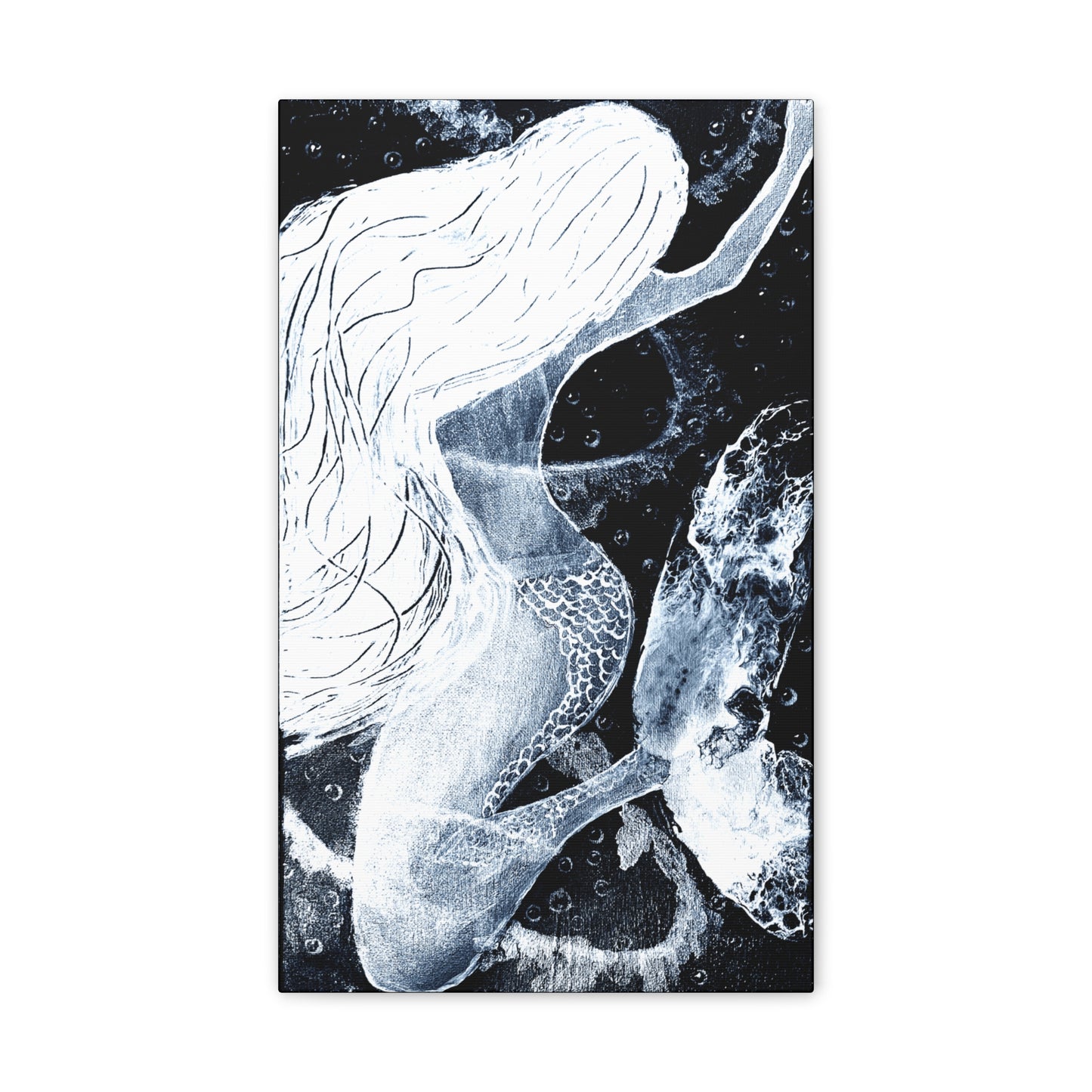 Mermaid's Embrace Canvas