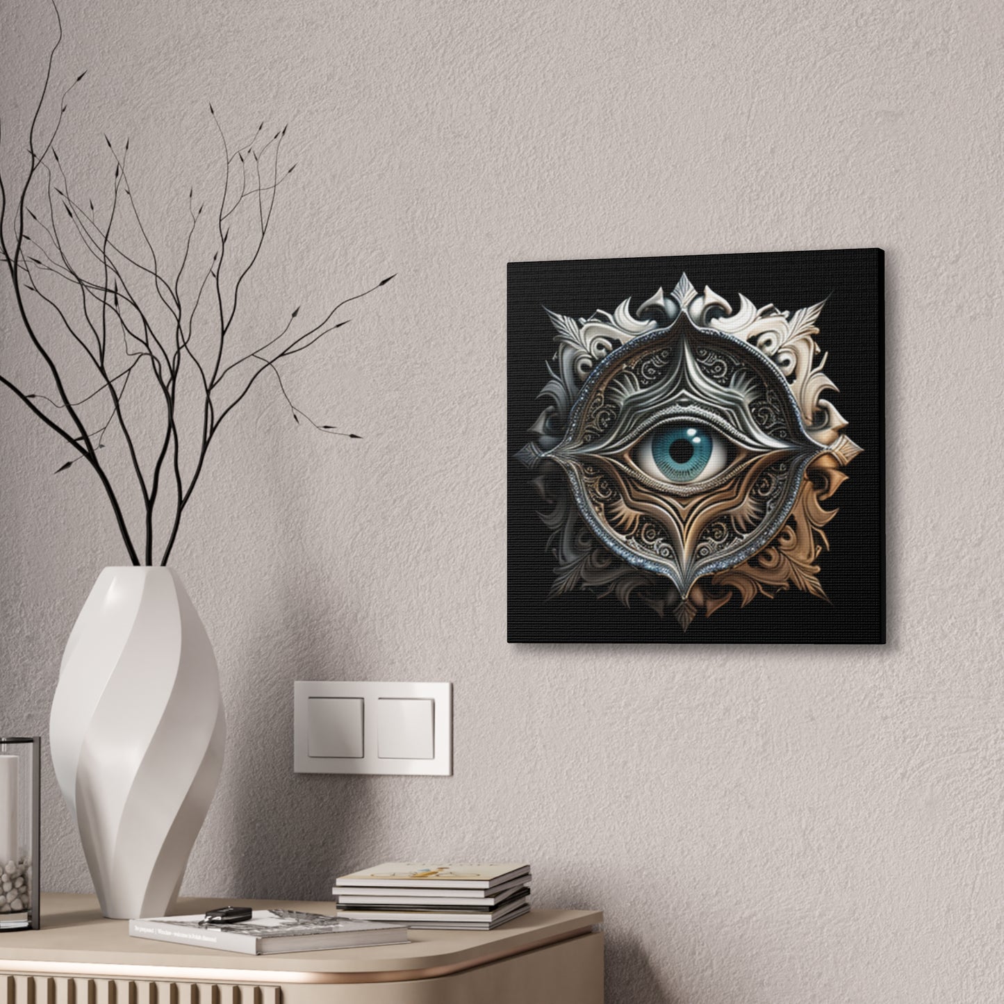 Mystic Guardian Steampunk Canvas Print