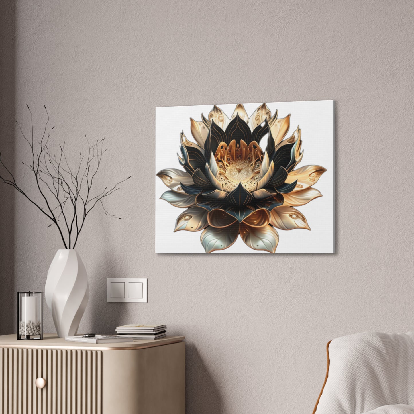 Lotus Awakening Canvas Print