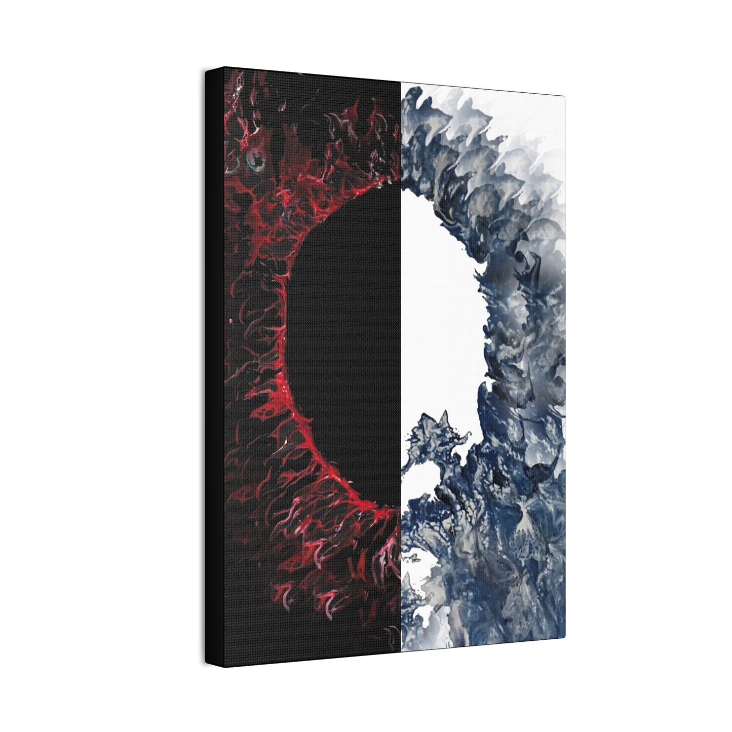 Ying and Yang Eclipse Canvas