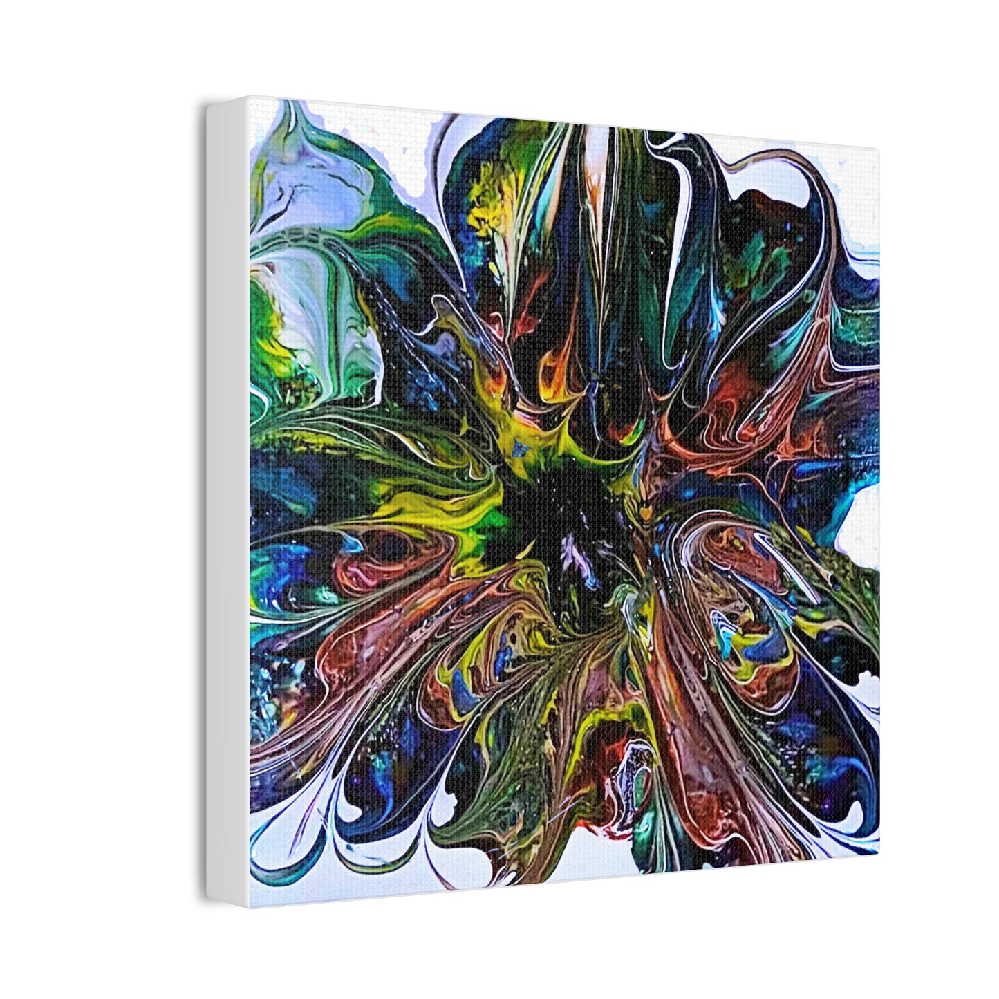 Color Burst Blossom Canvas