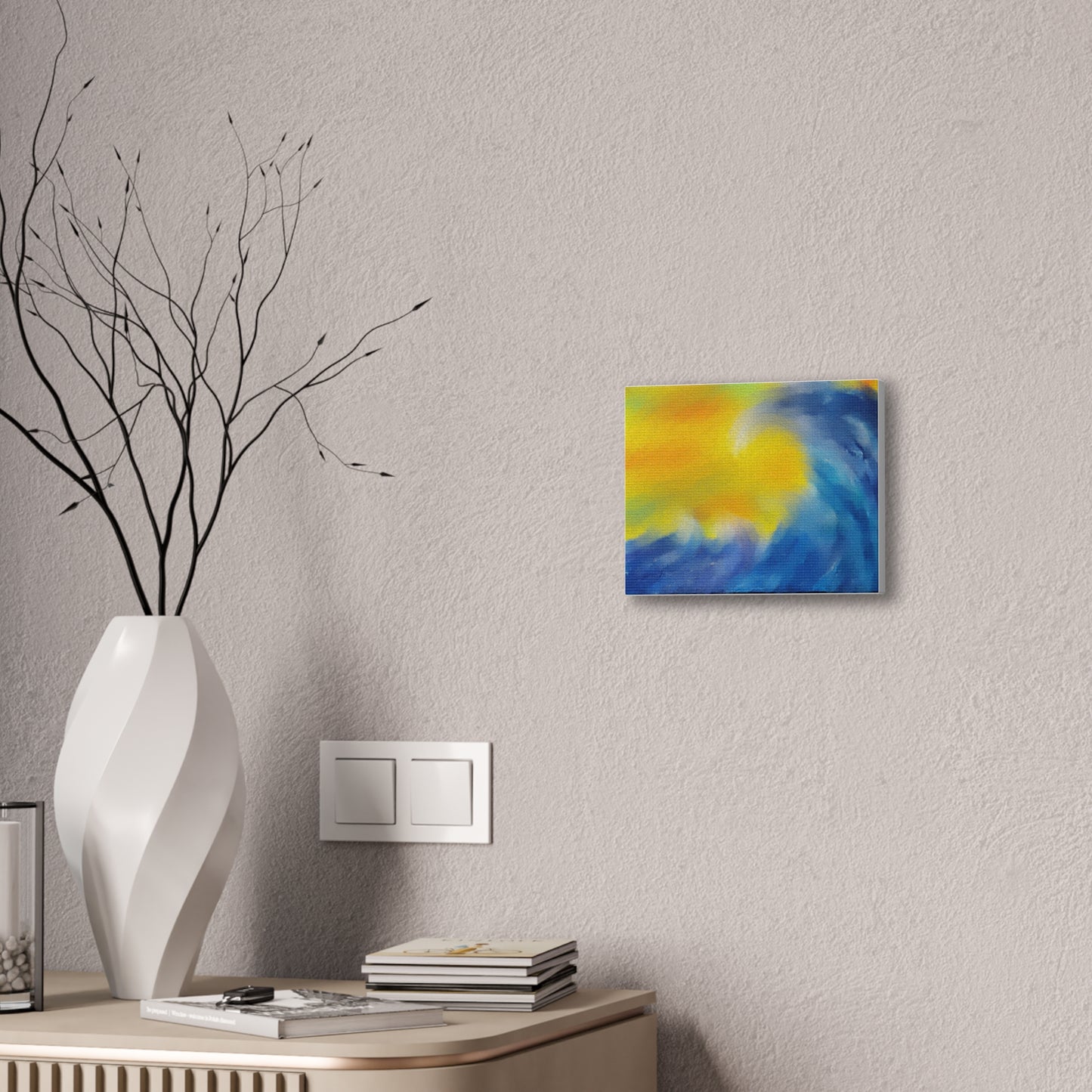Morning Tide stretched canvas print