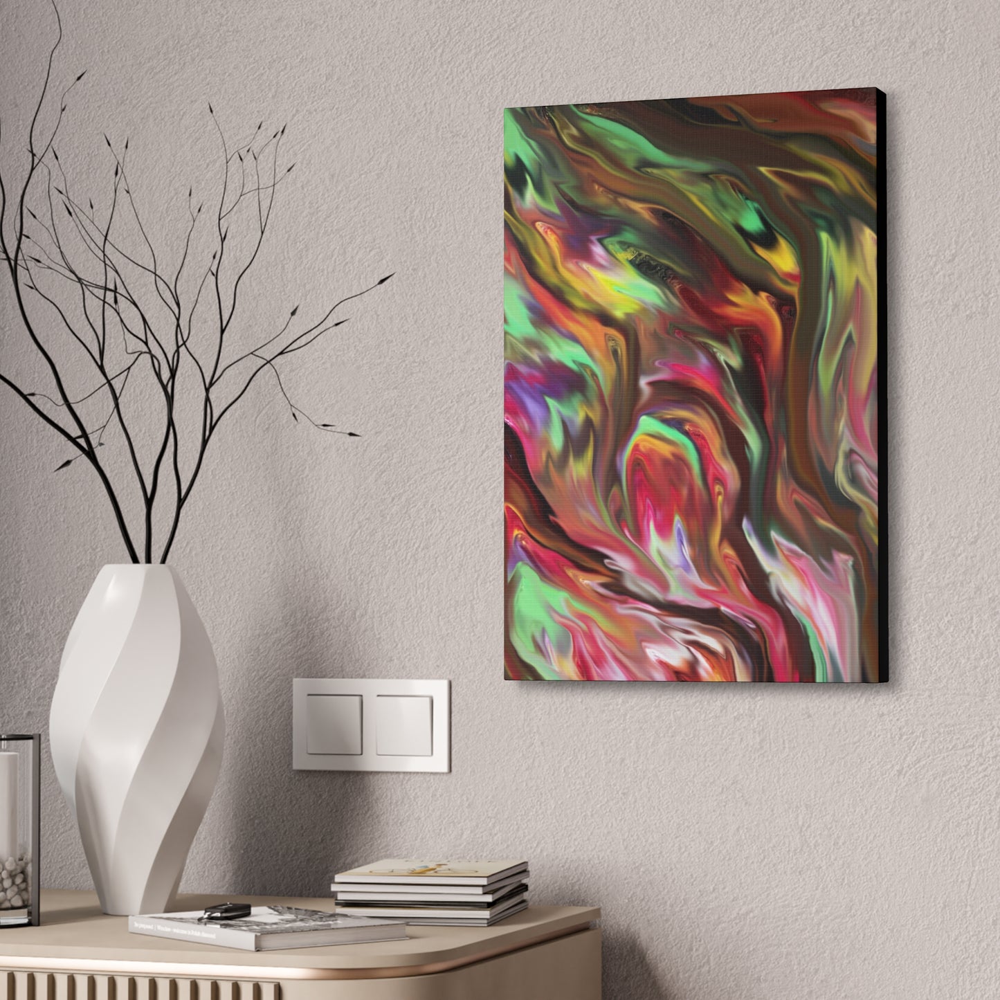 Jungle Rhythm Canvas Print Stretched, 1.5''