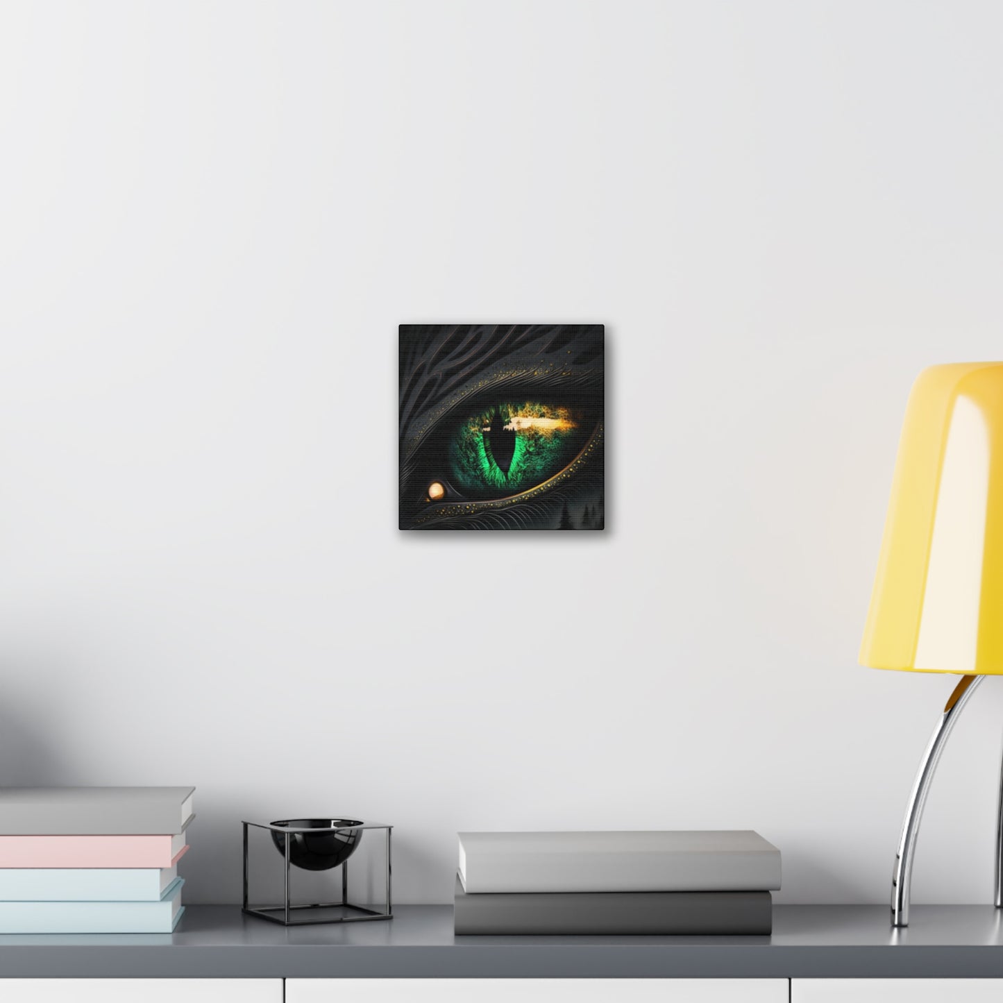 Steampunk Dragon Eye Canvas