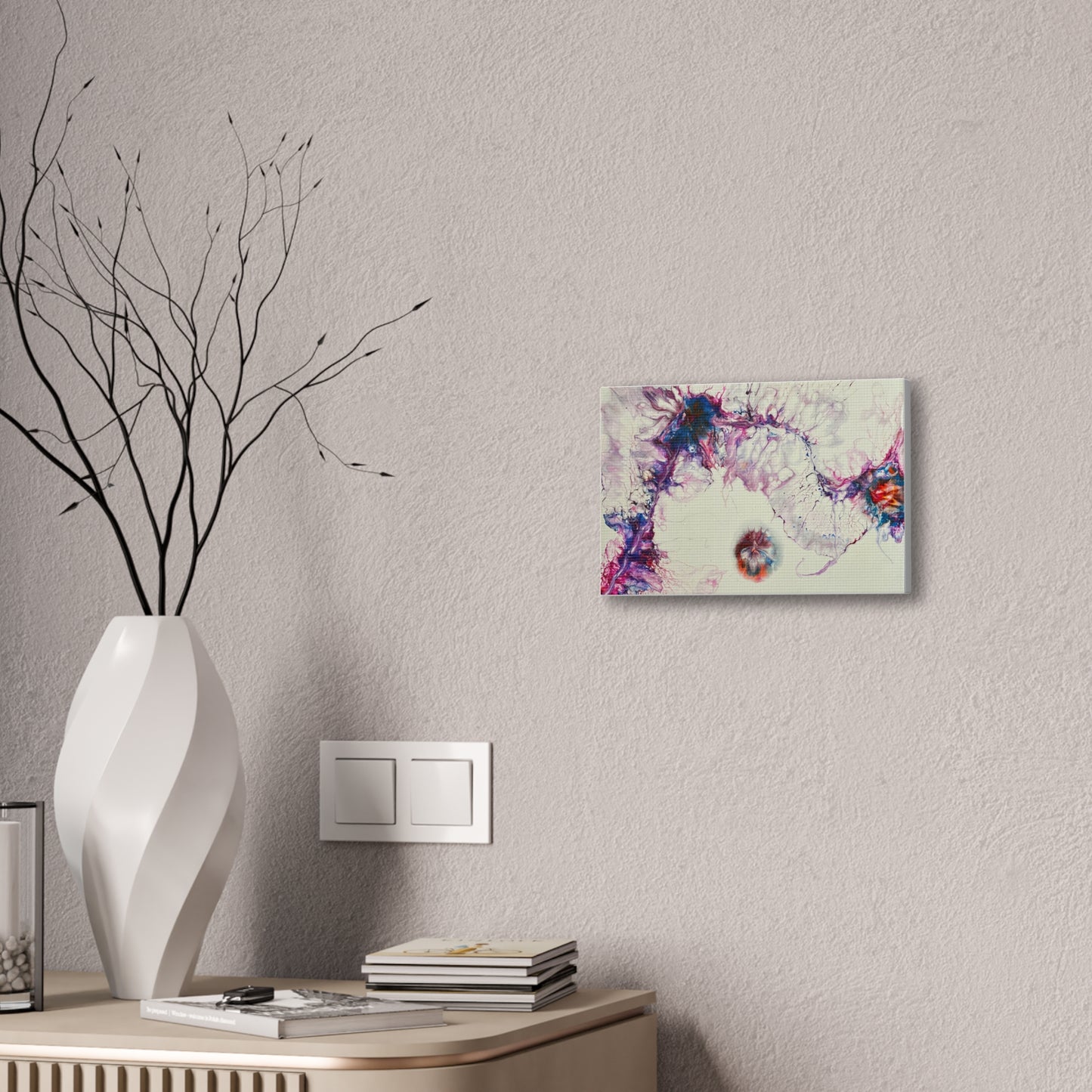 Rift in Time Stretched Canvas Print