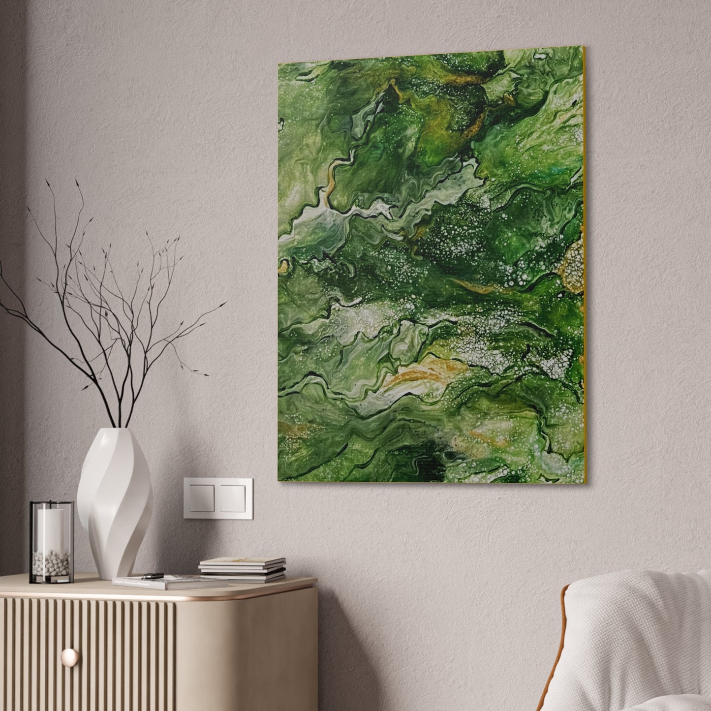 Emerald Oasis Canvas Print, 0.75"