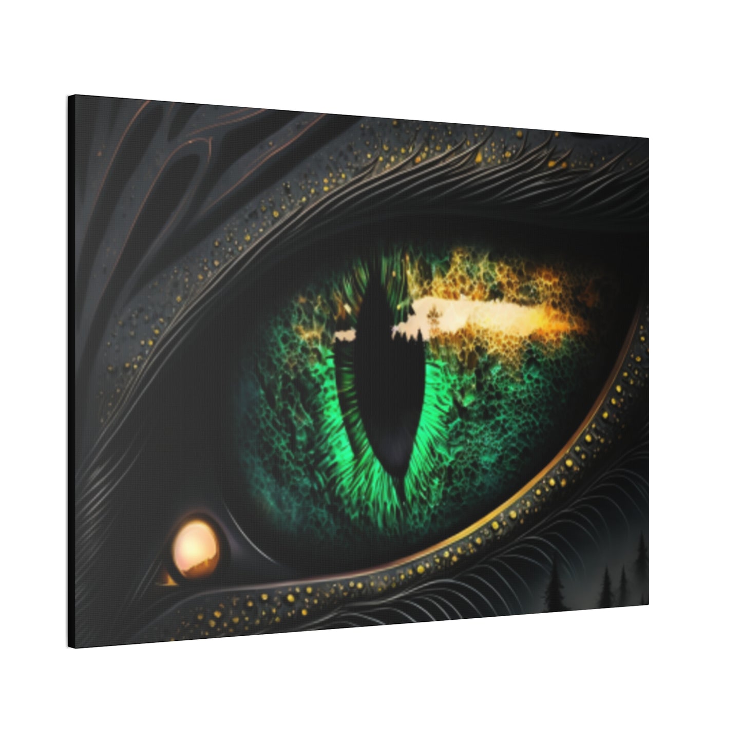 Steampunk Dragon Eye Canvas