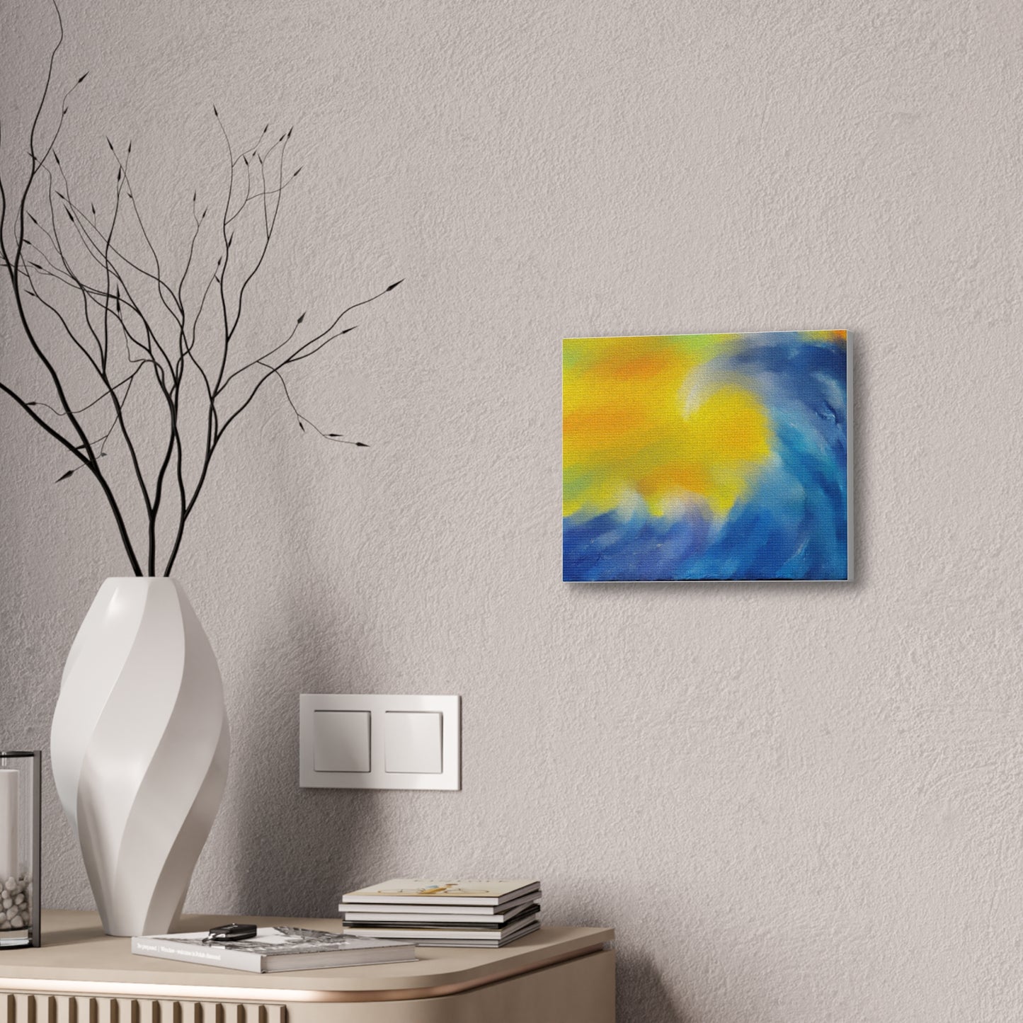 Morning Tide stretched canvas print