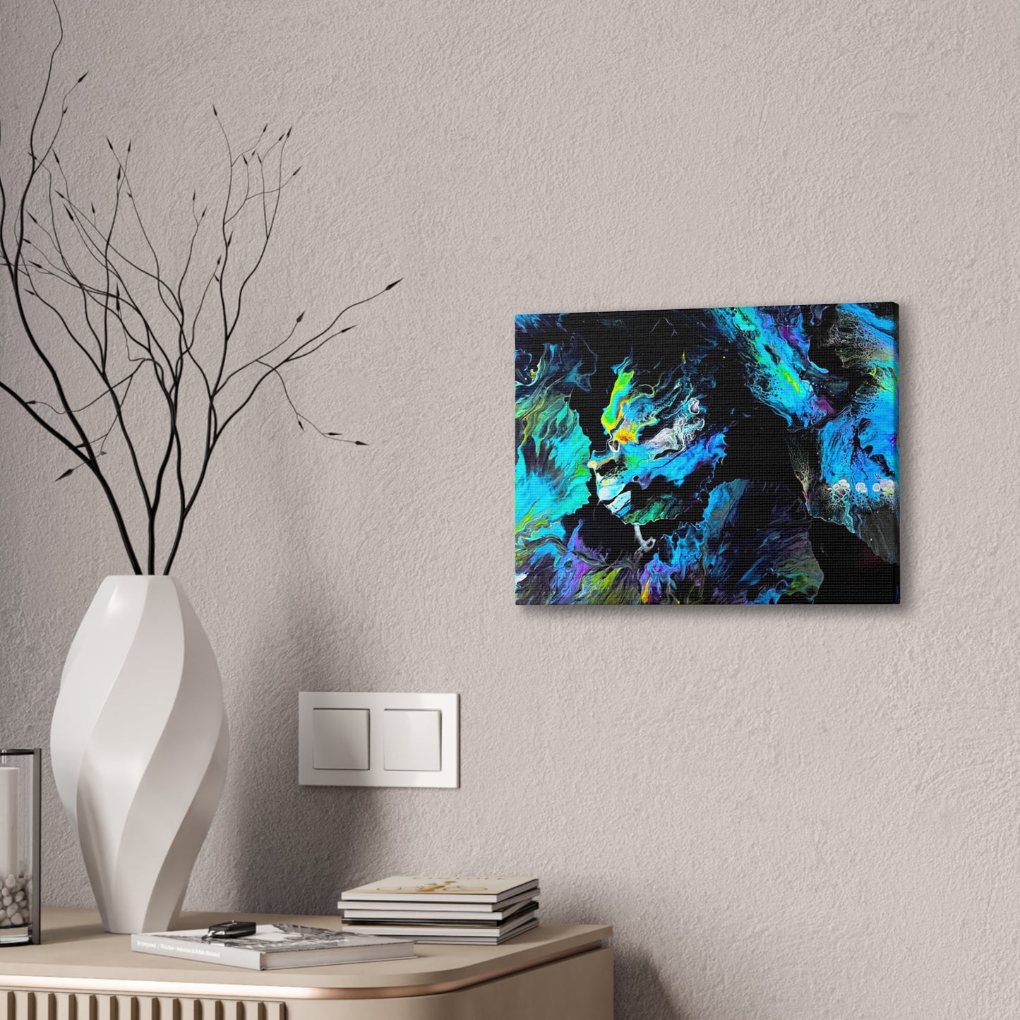 Sea of Serenity stretched canvas print