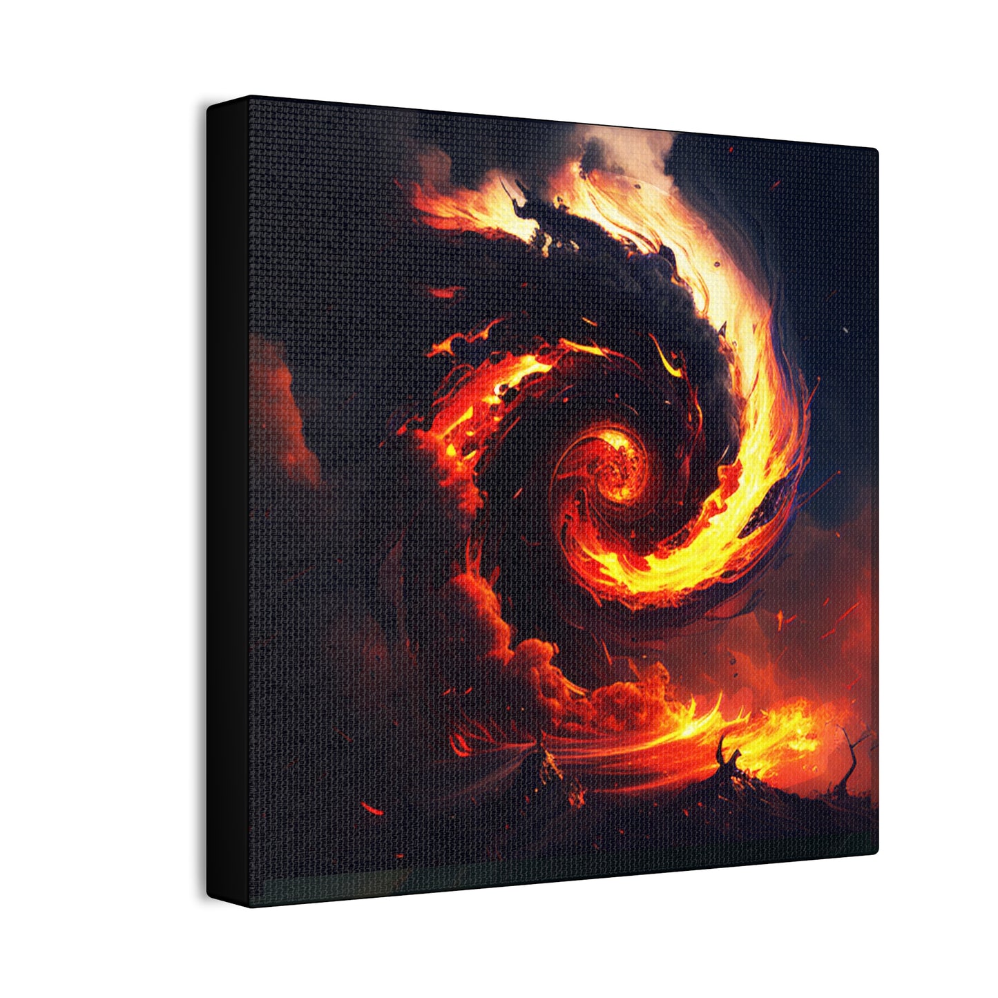 Tornado of Fire Canvas Print