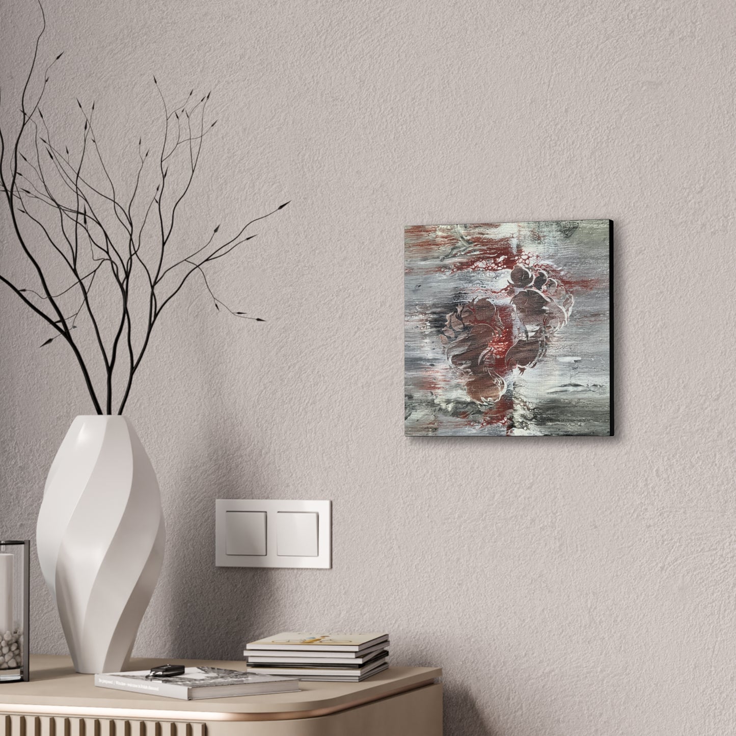 Little Big Foot Canvas Stretched