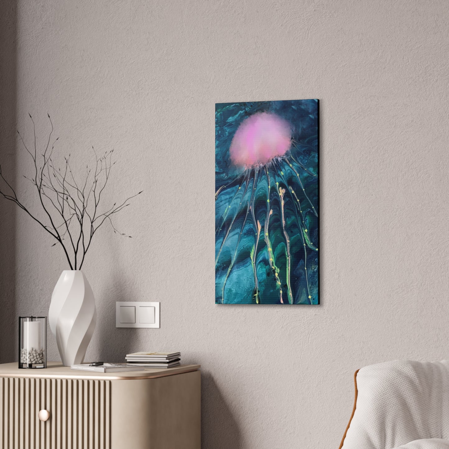 Nebula Bloom Canvas