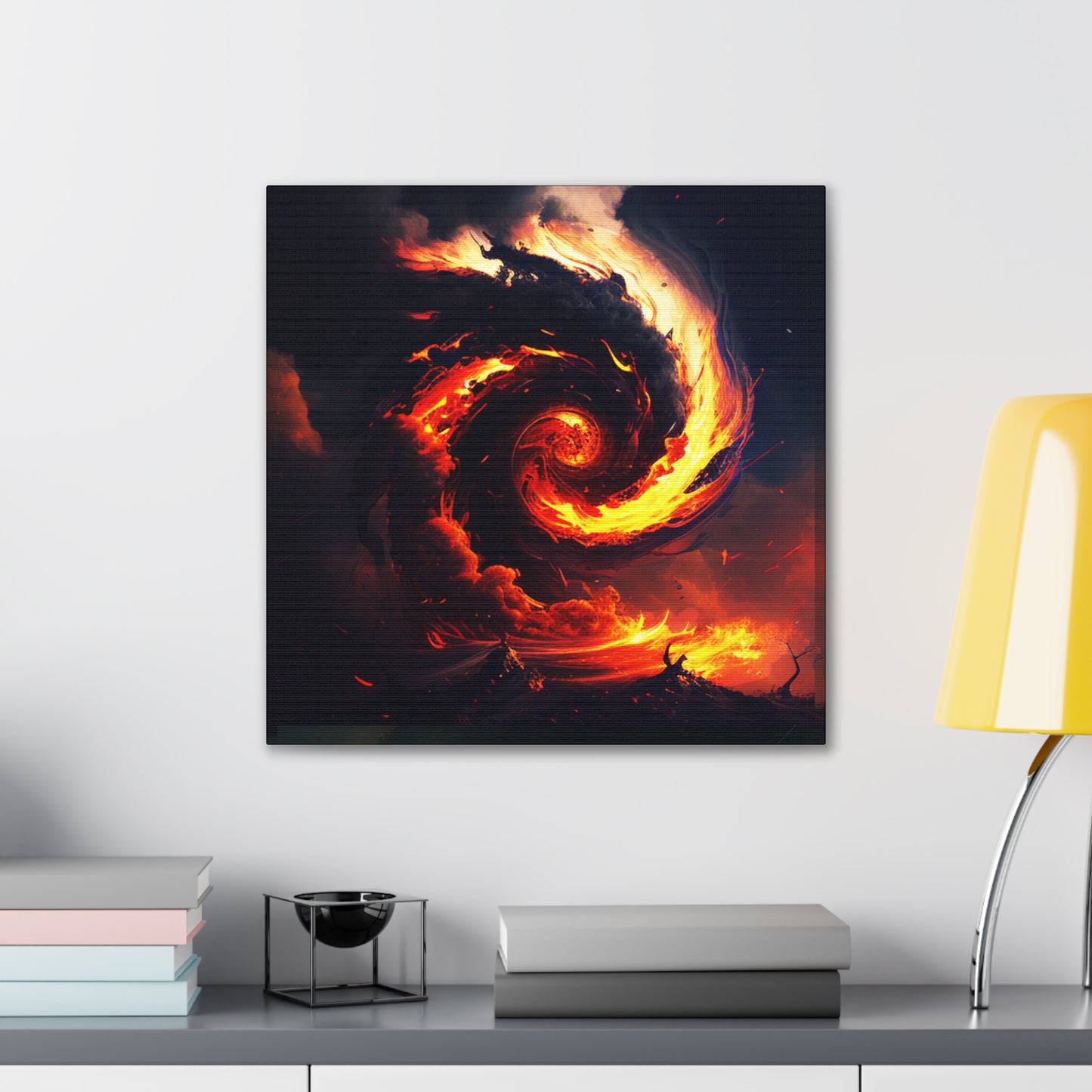 Tornado of Fire Canvas Print