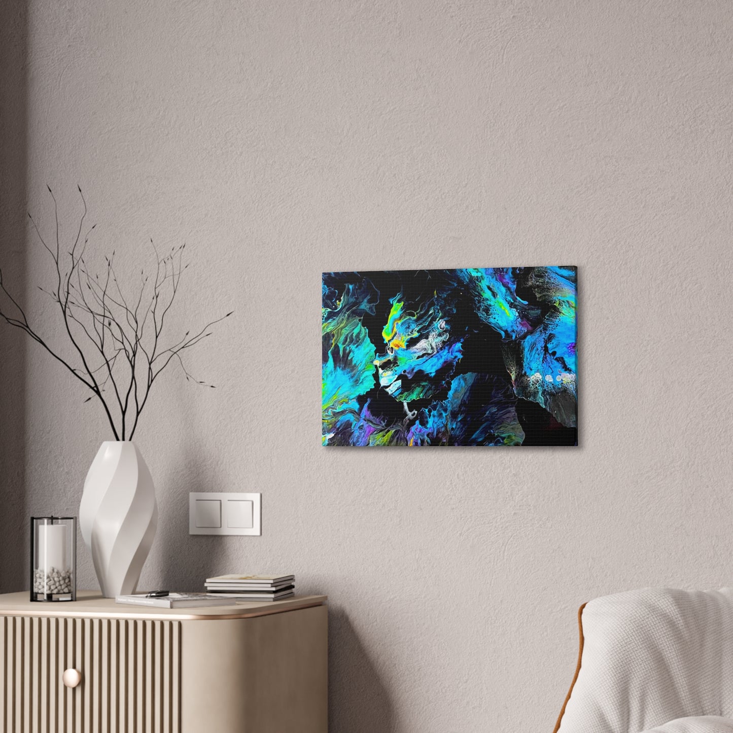 Sea of Serenity stretched canvas print