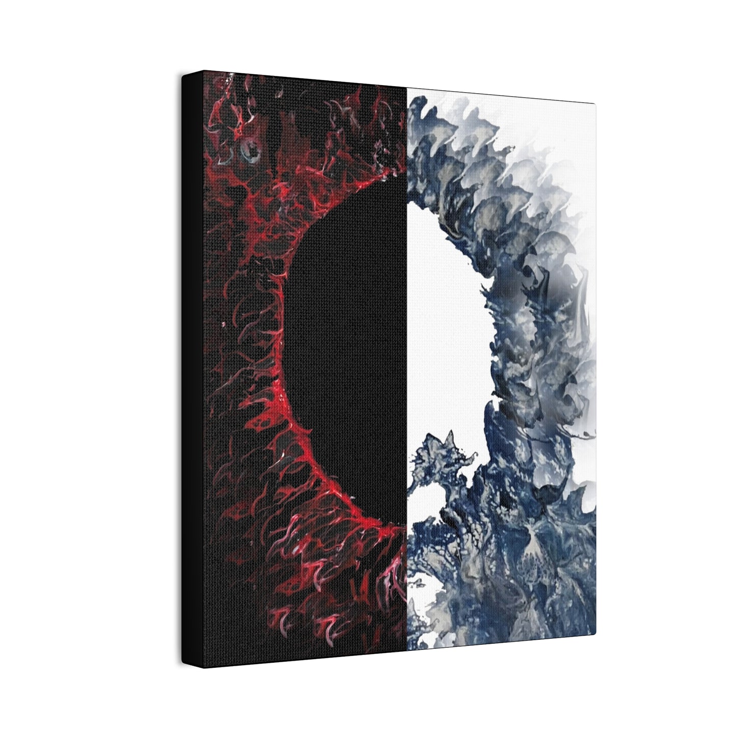 Ying and Yang Eclipse Canvas