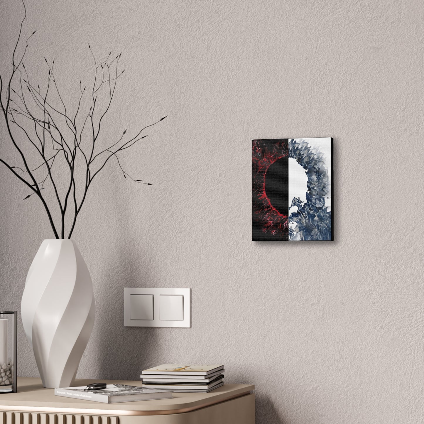 Ying and Yang Eclipse Canvas