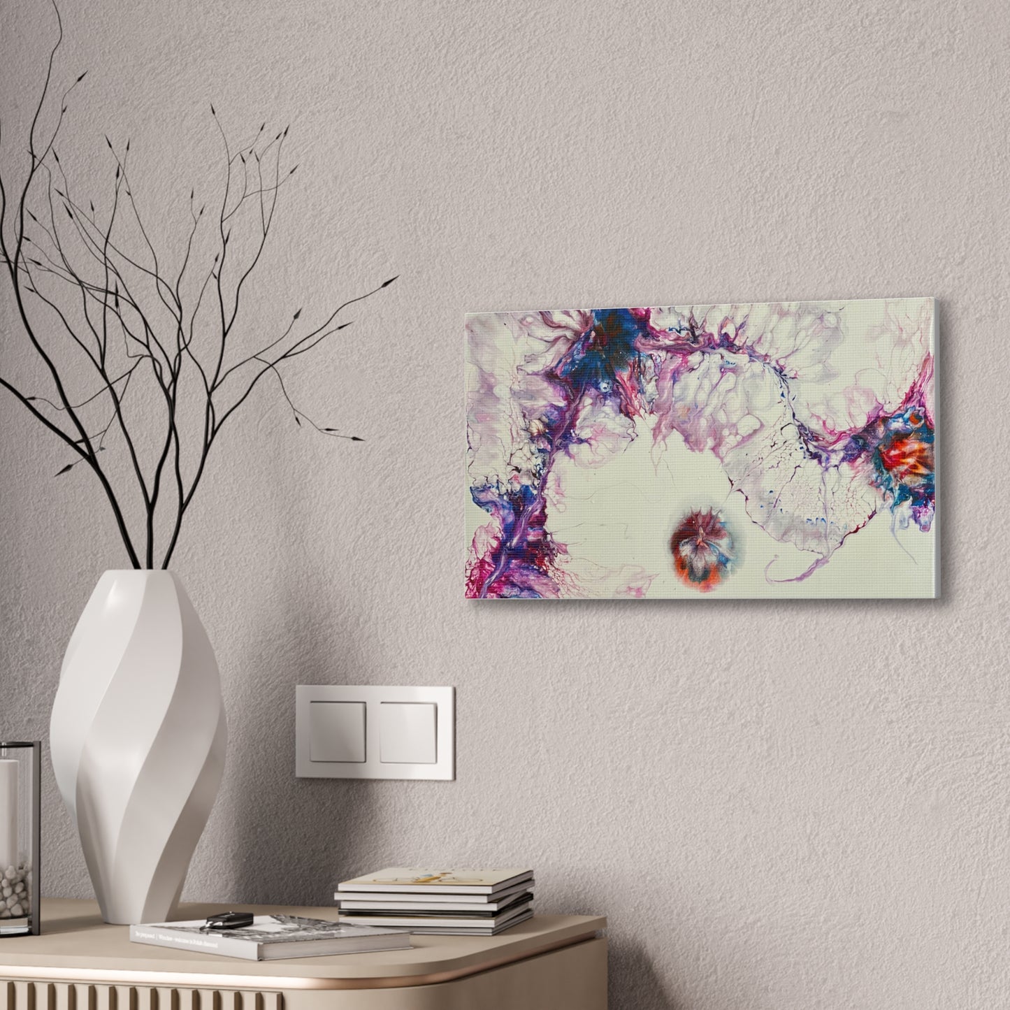 Rift in Time Stretched Canvas Print