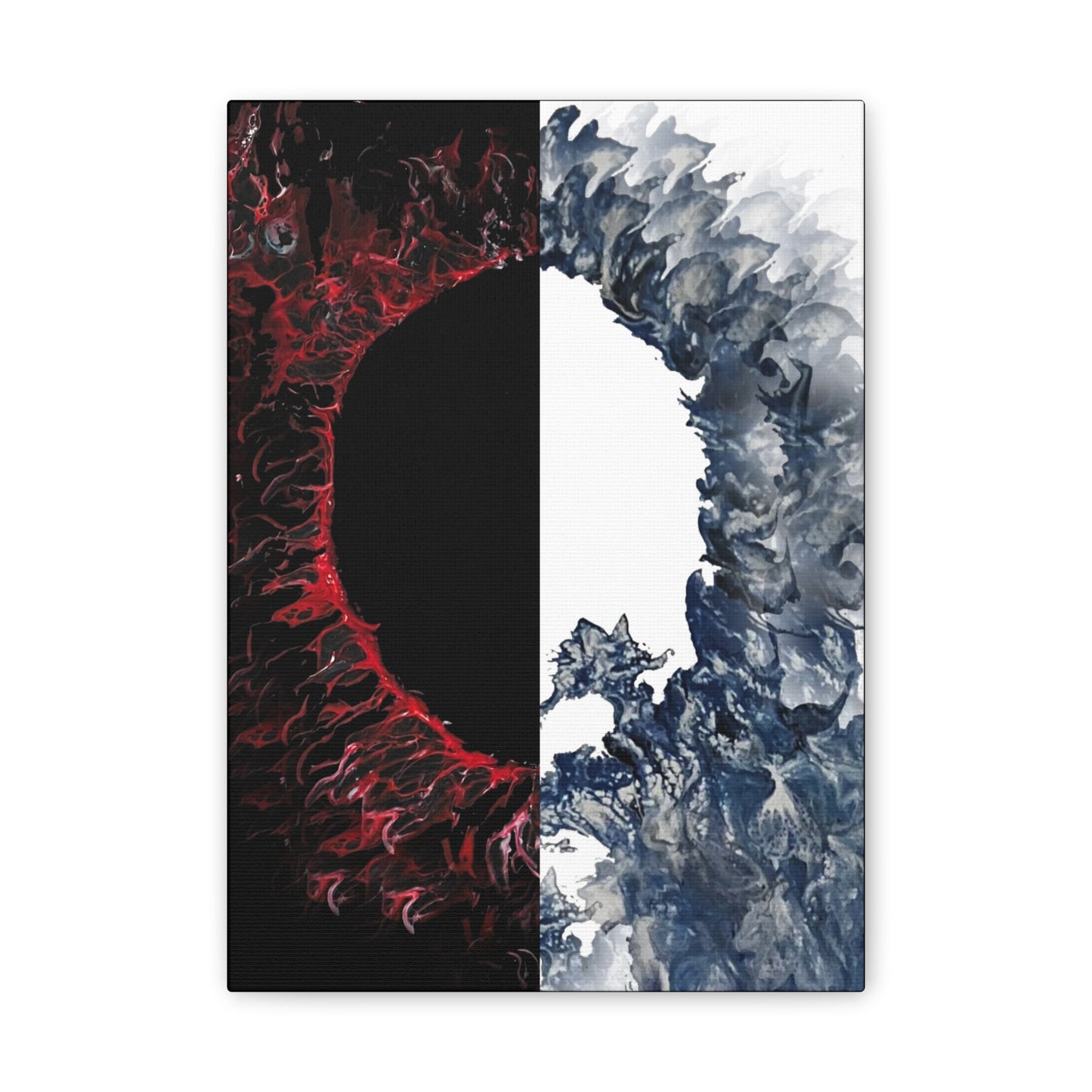 Ying and Yang Eclipse Canvas